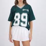 Playera oversized estampado numero