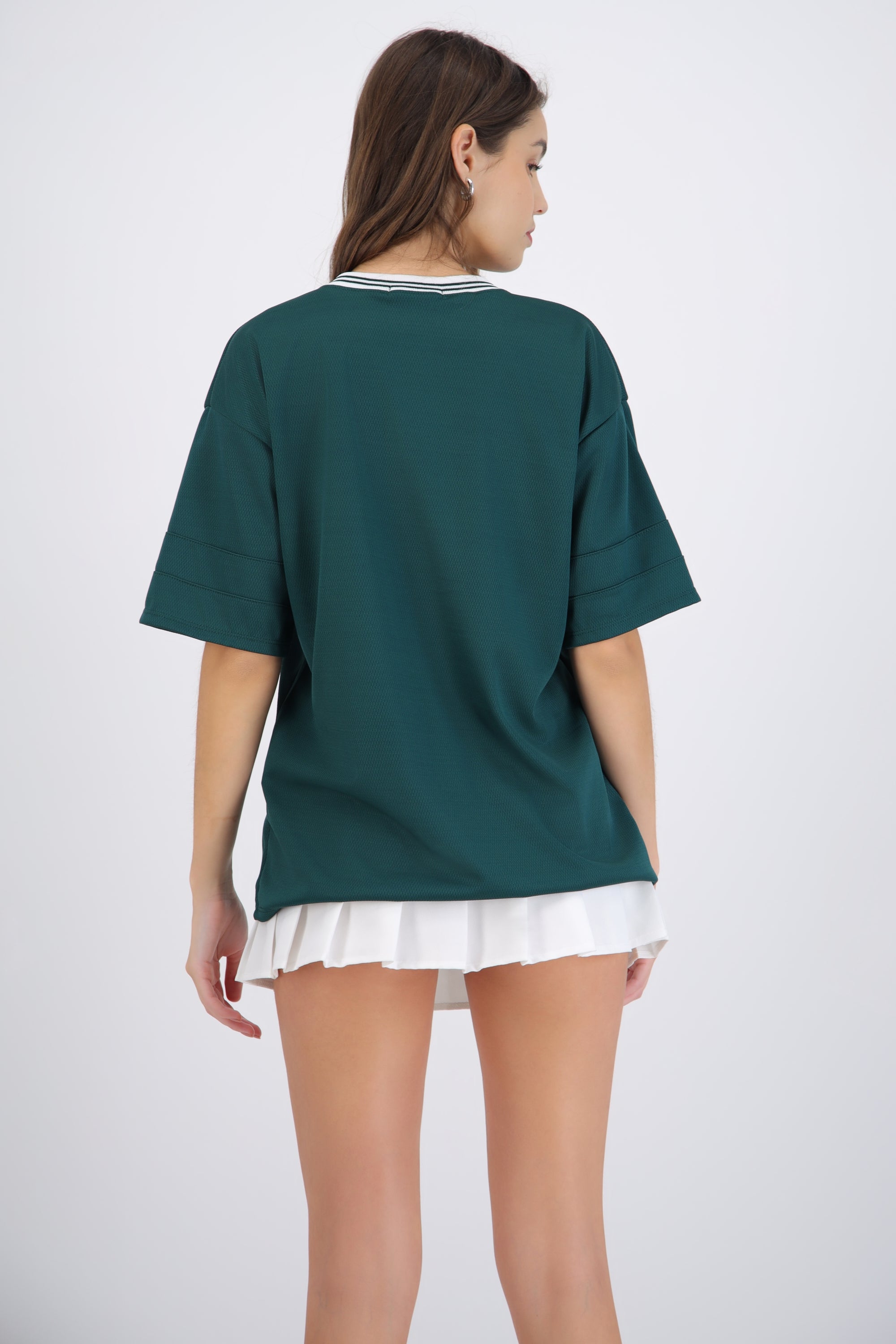 Playera oversized estampado numero