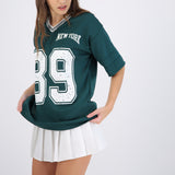 Playera oversized estampado numero
