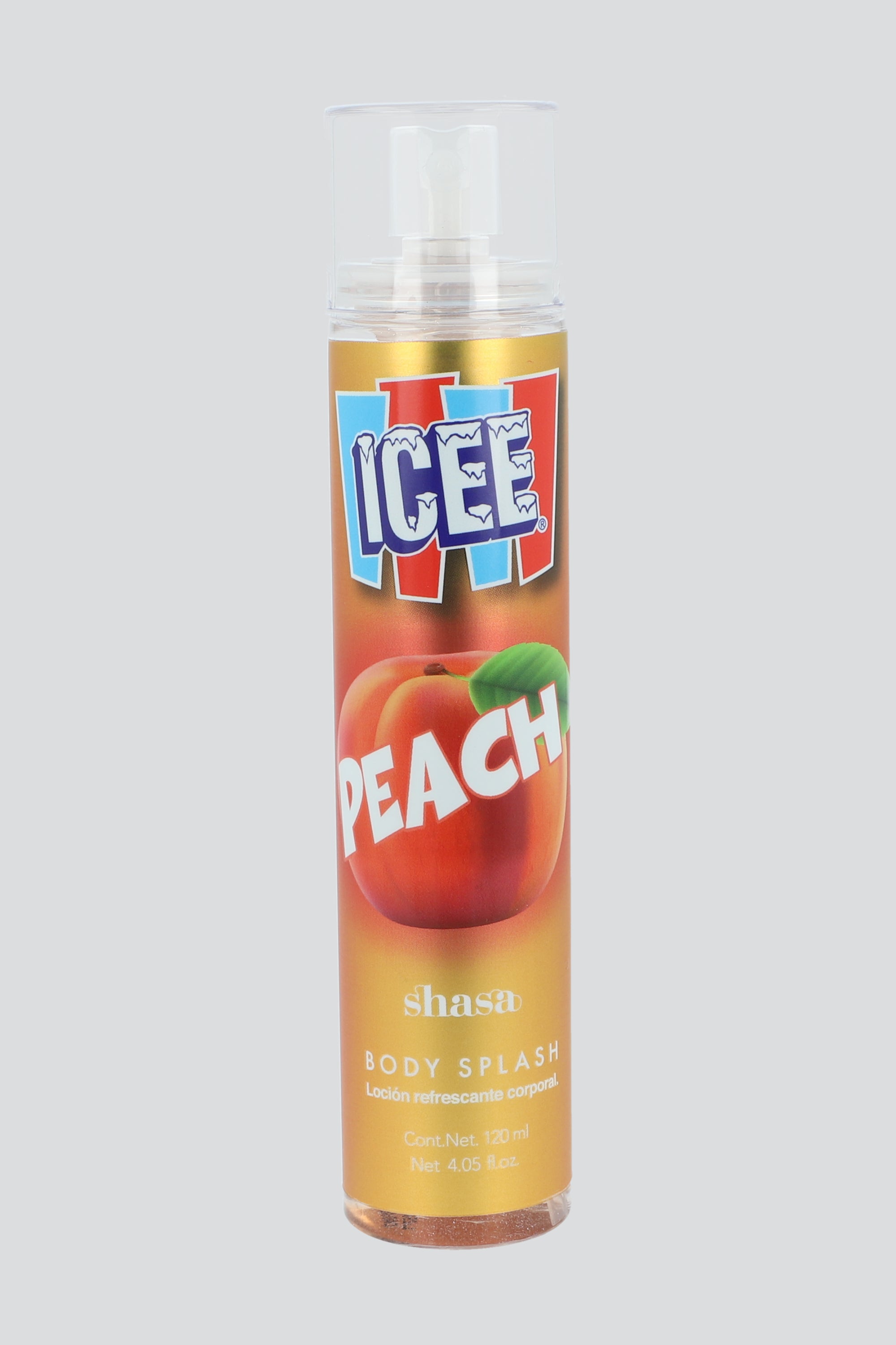 Body splash icee peach glitter 120ml DURAZNO