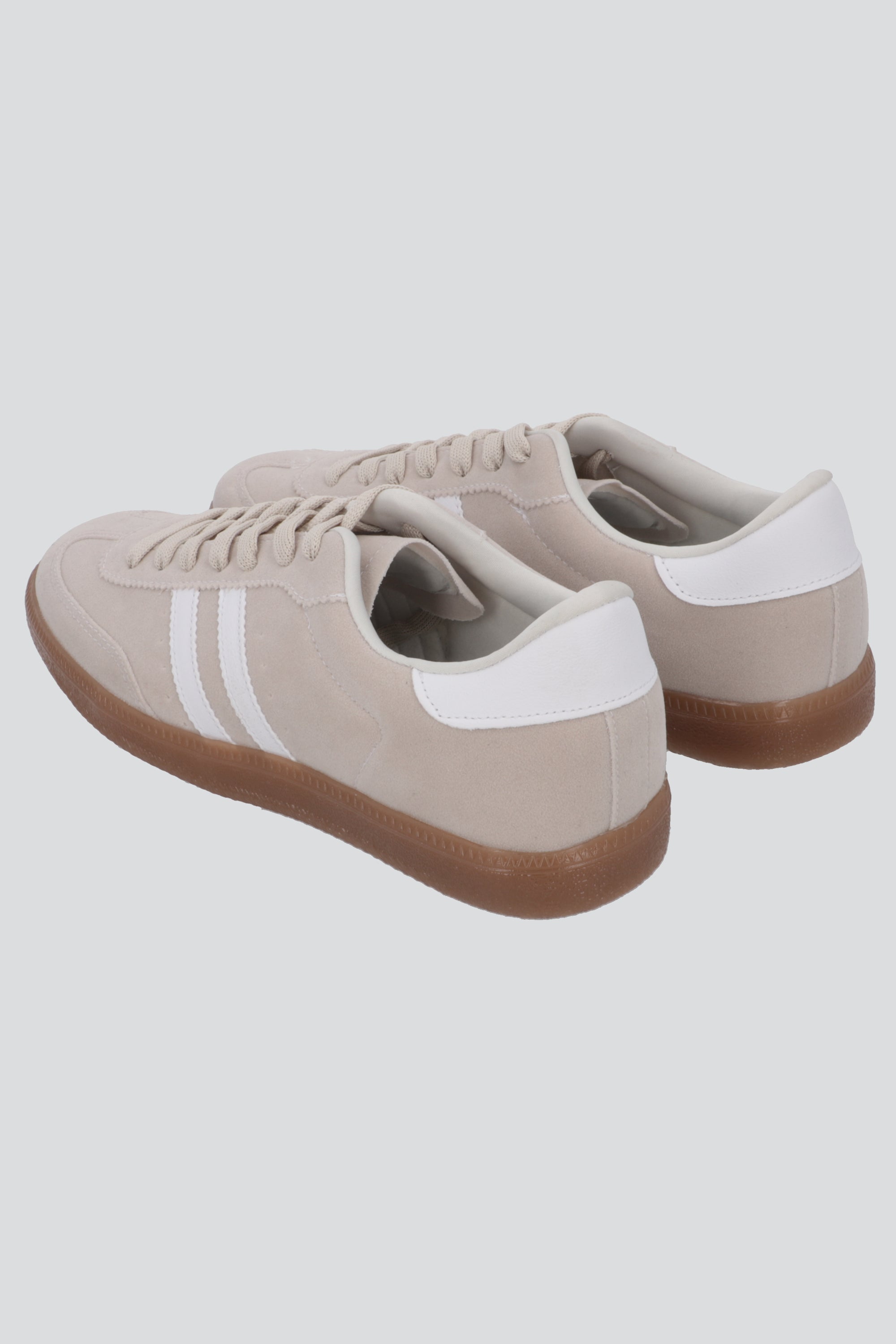 Tenis dos lineas durazno HUESO