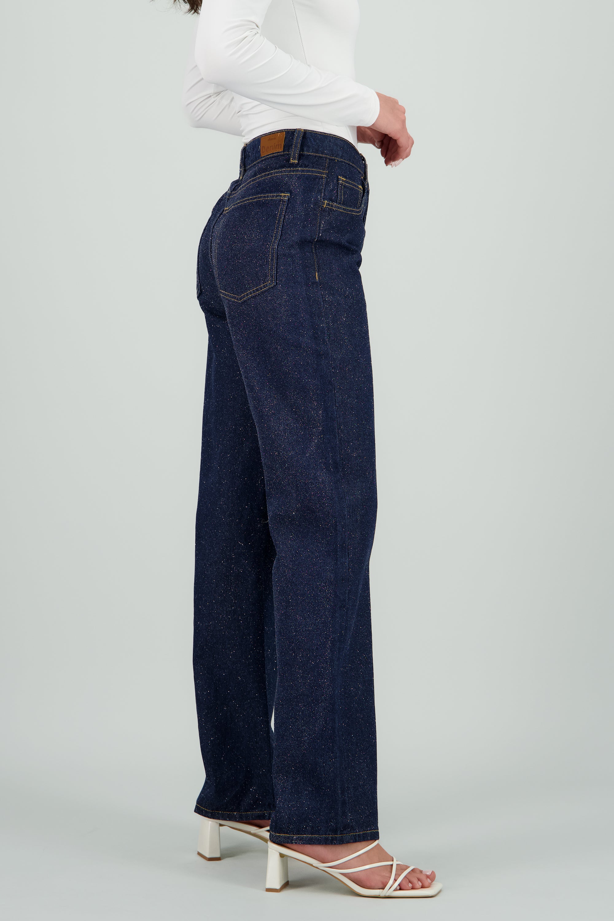Pantalon recto foil MEDIUM WASH