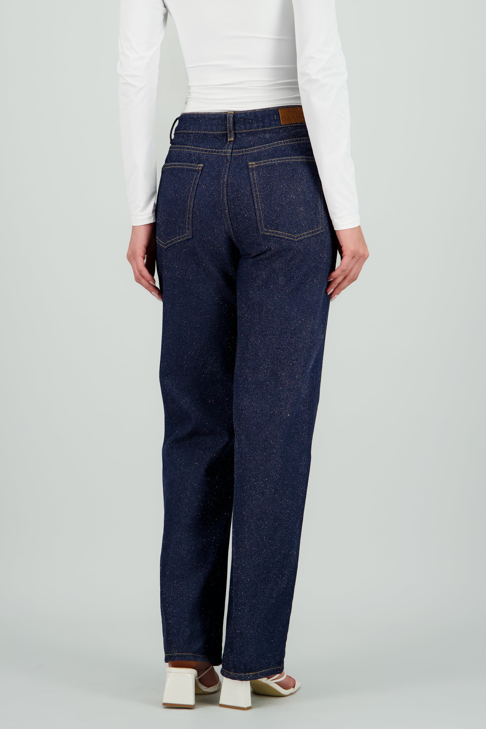 Pantalon recto foil MEDIUM WASH