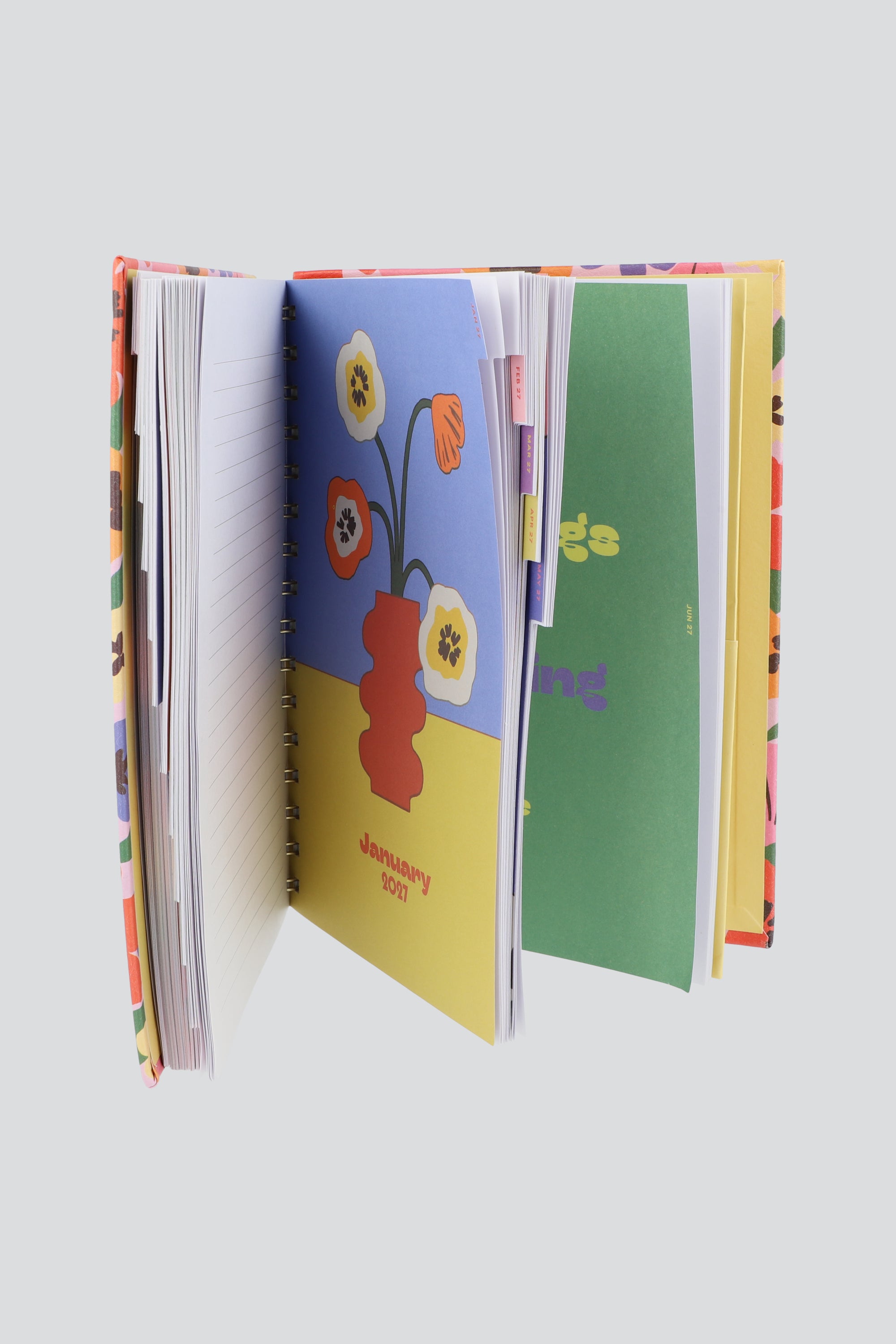 Agenda flores 2026 MULTICOLOR