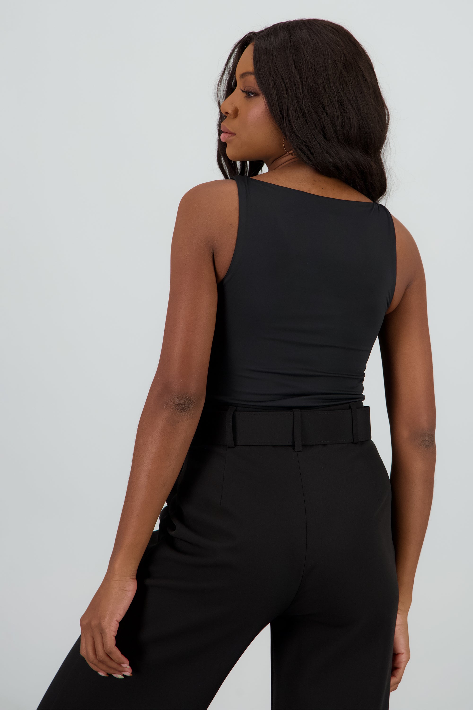 Bodysuit manga corta NEGRO