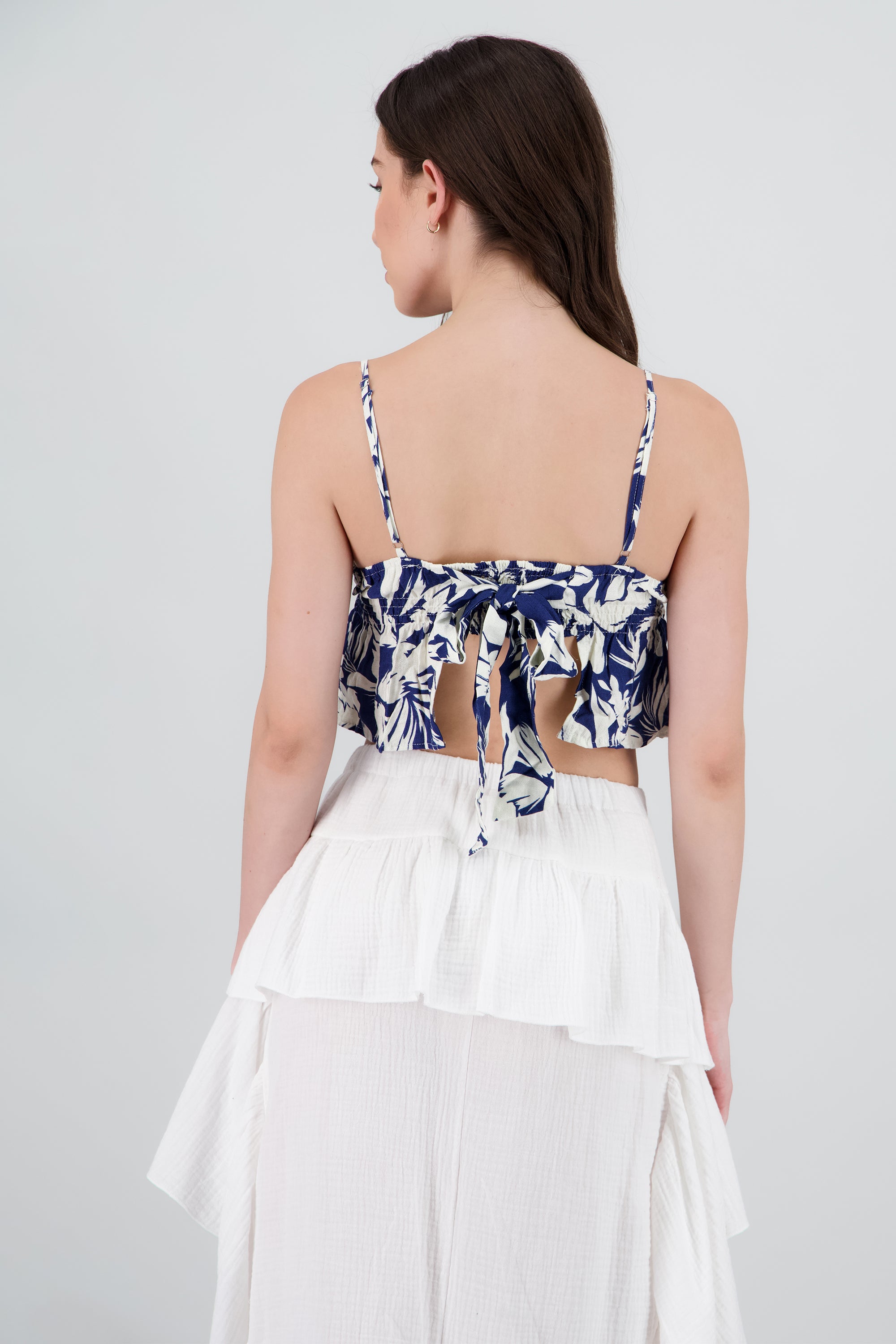 Blusa peplum estampado MARINO