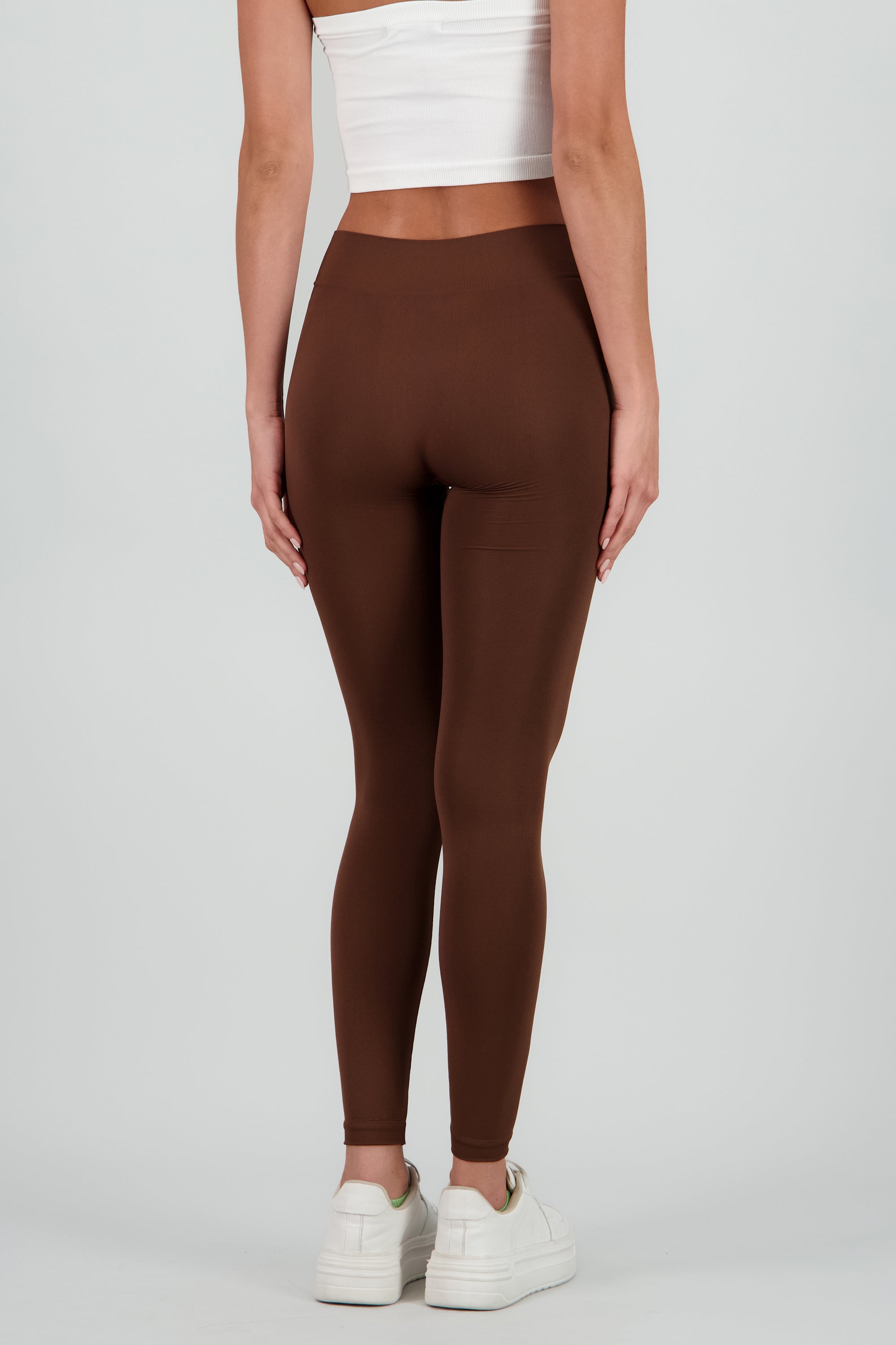 Leggings Seamless Cintura Media CHOCOLATE