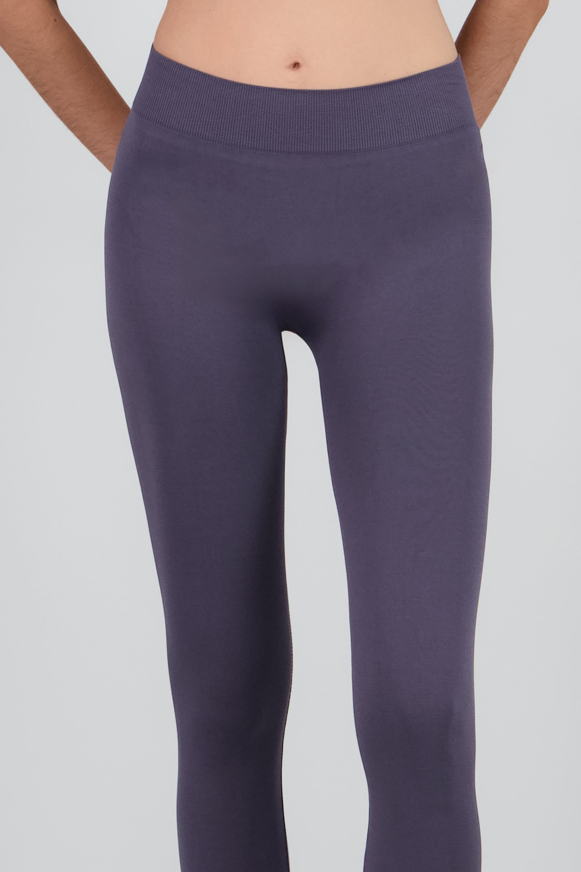 Leggings Seamless Cintura Media GRIS OBSCURO