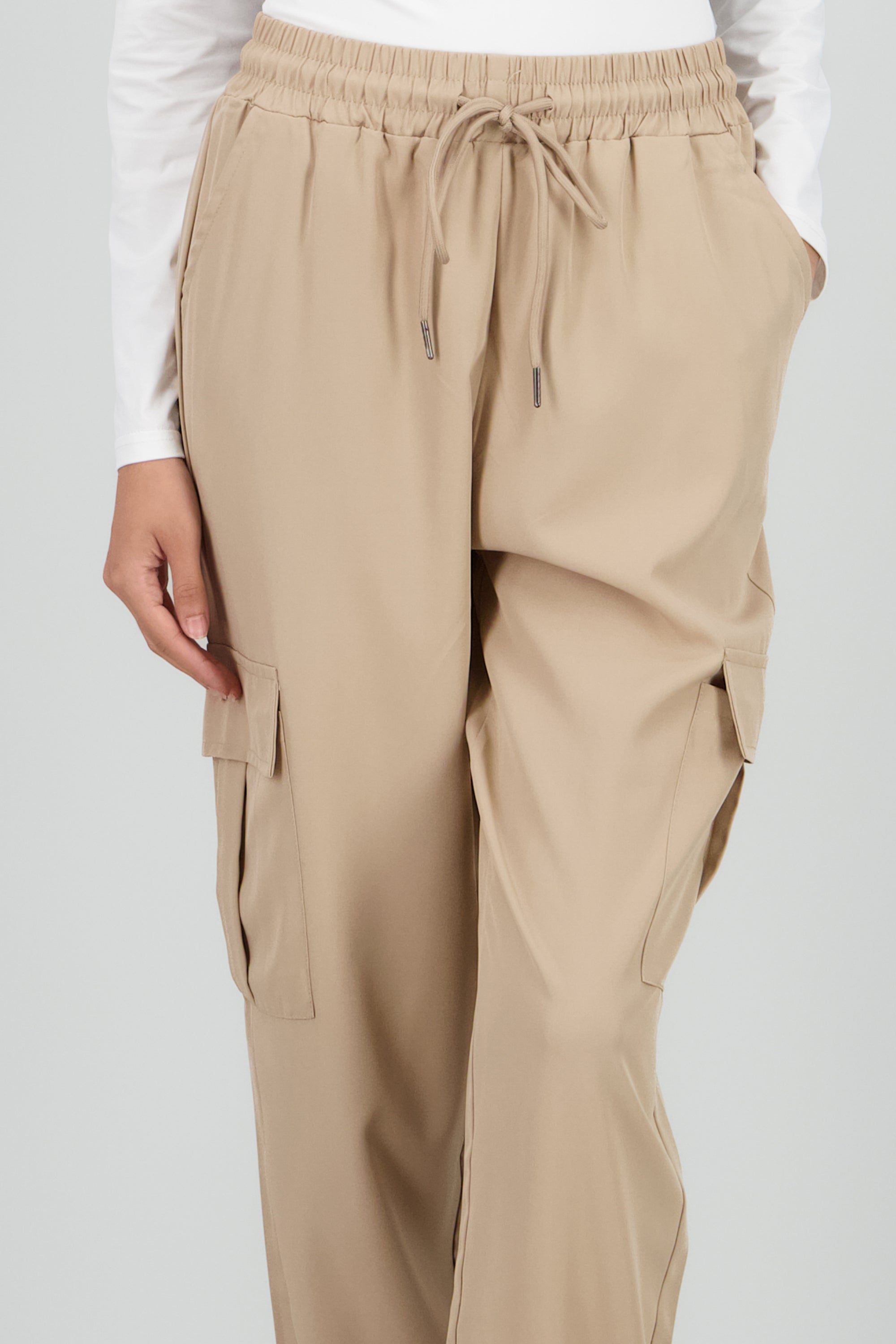 Pantalón Cargo Monocolor Bolsas ARENA
