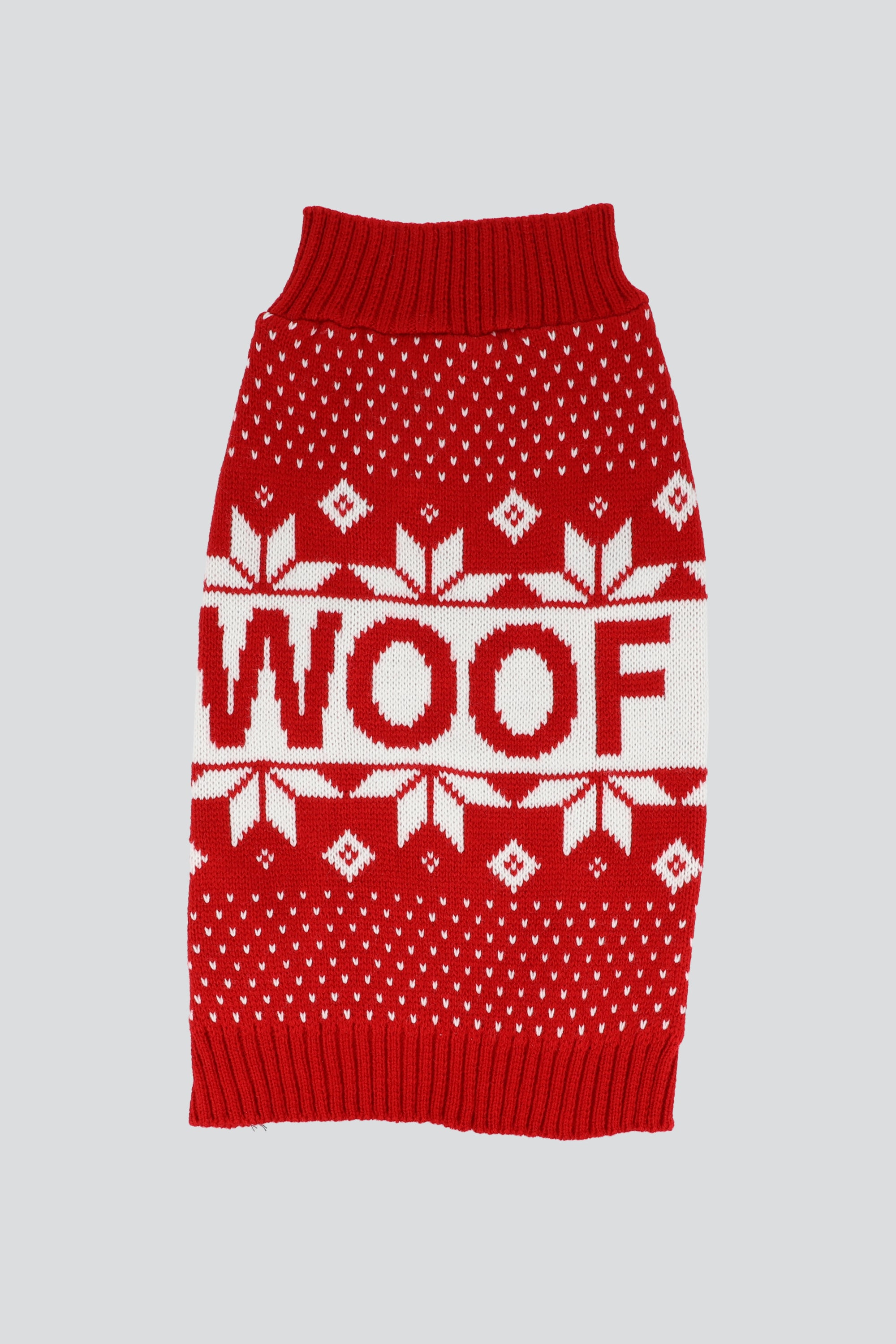 Sueter mascota woof ROJO