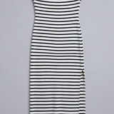 Vestido maxi detalle doblez kni