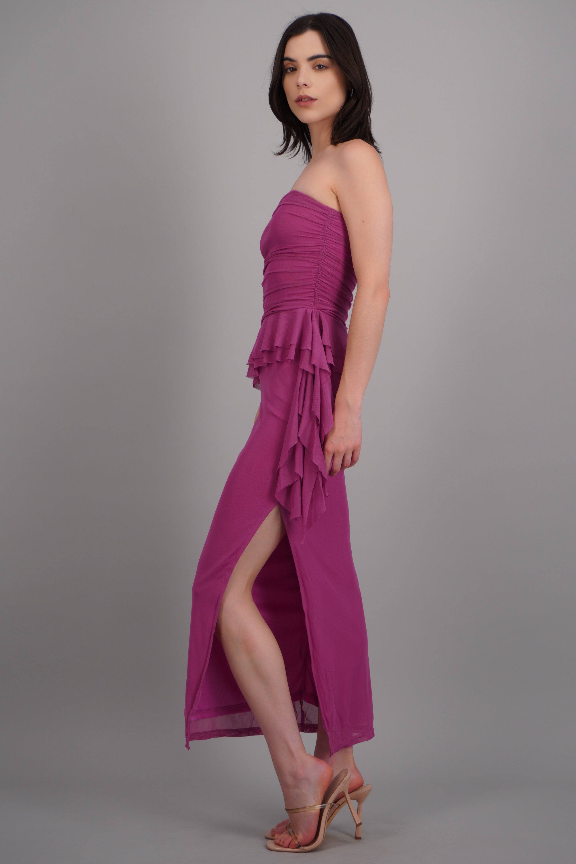 Maxi vestido mesh olanes MALVA