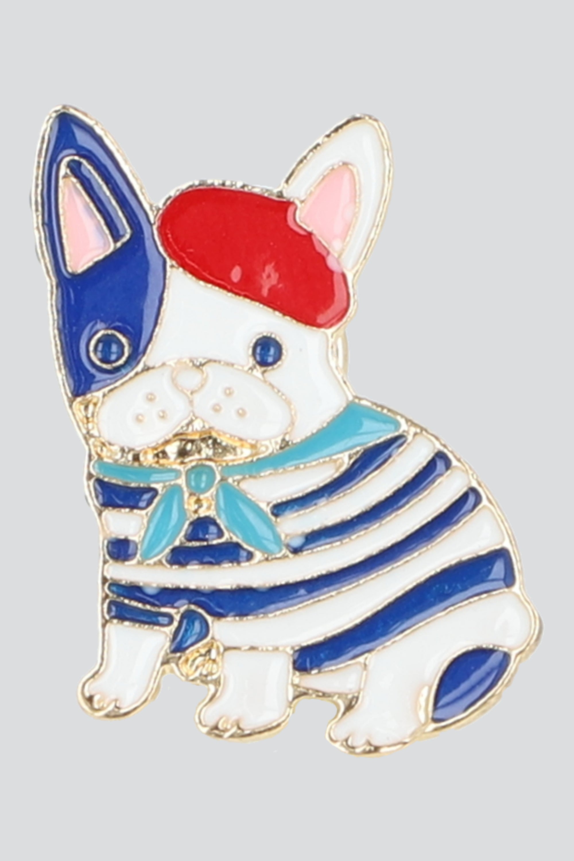 Pin perrito frances ROJO