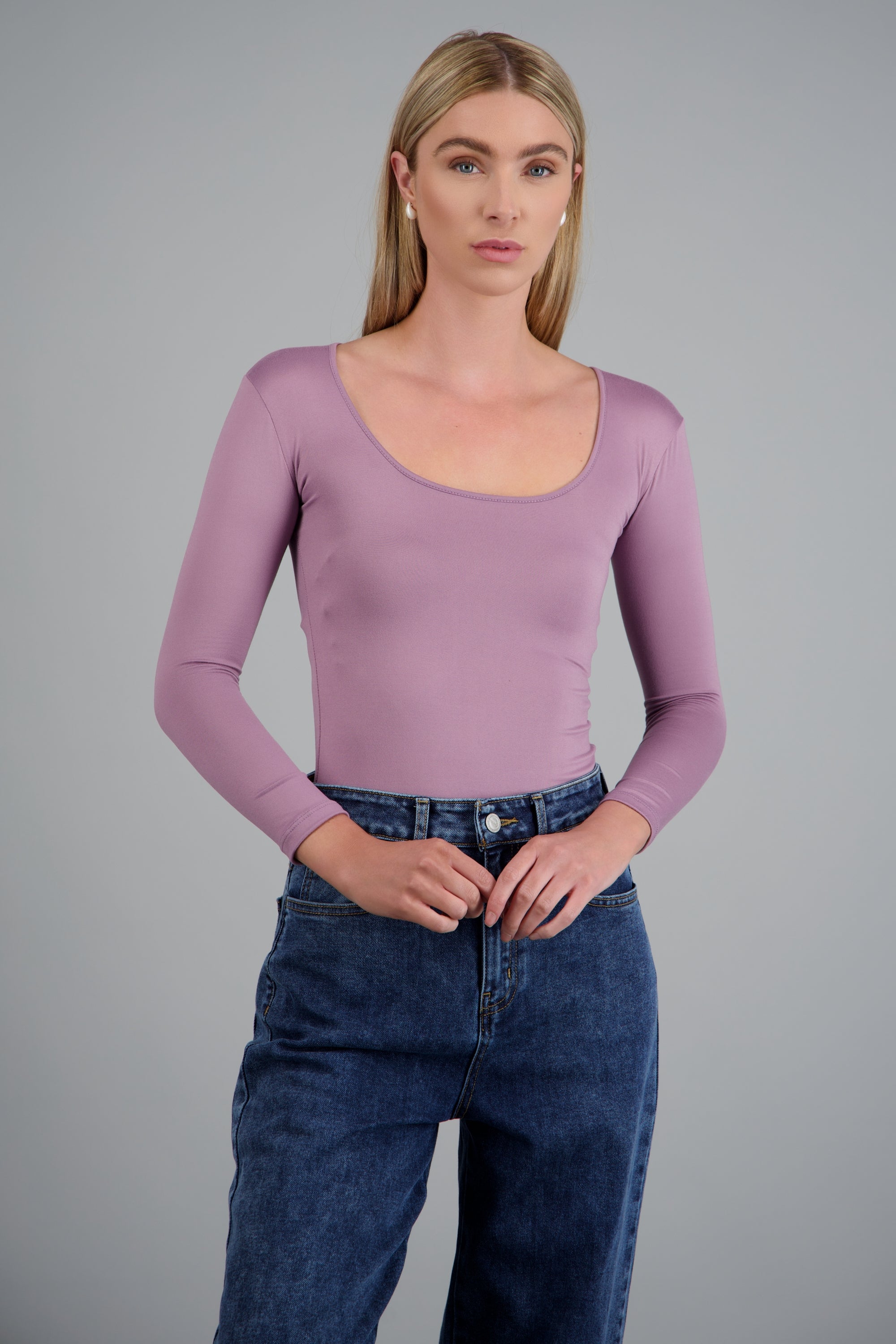 Bodysuit Liso Cuello Scoop LILA