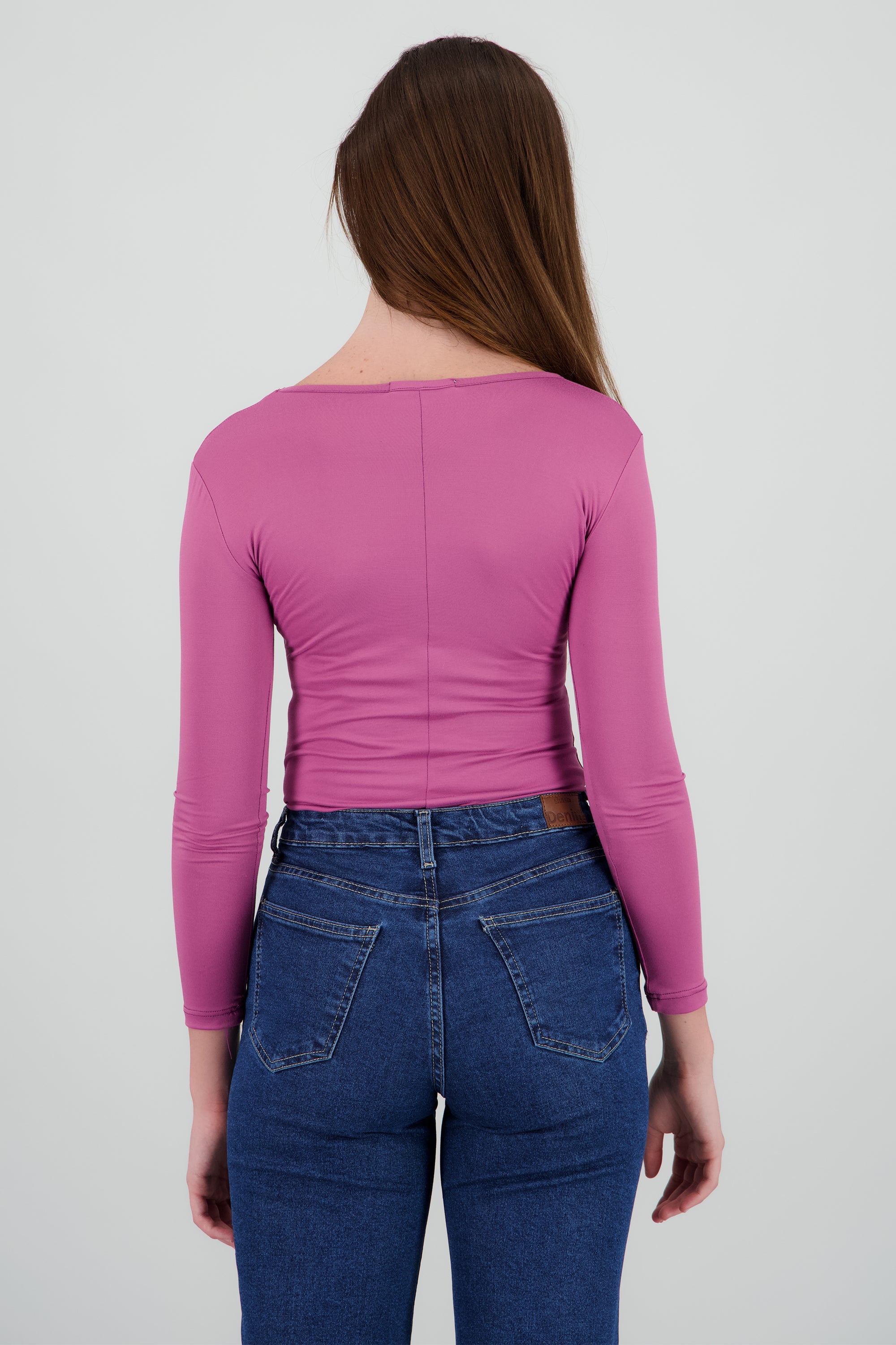 Bodysuit Liso Cuello Scoop MARSALA