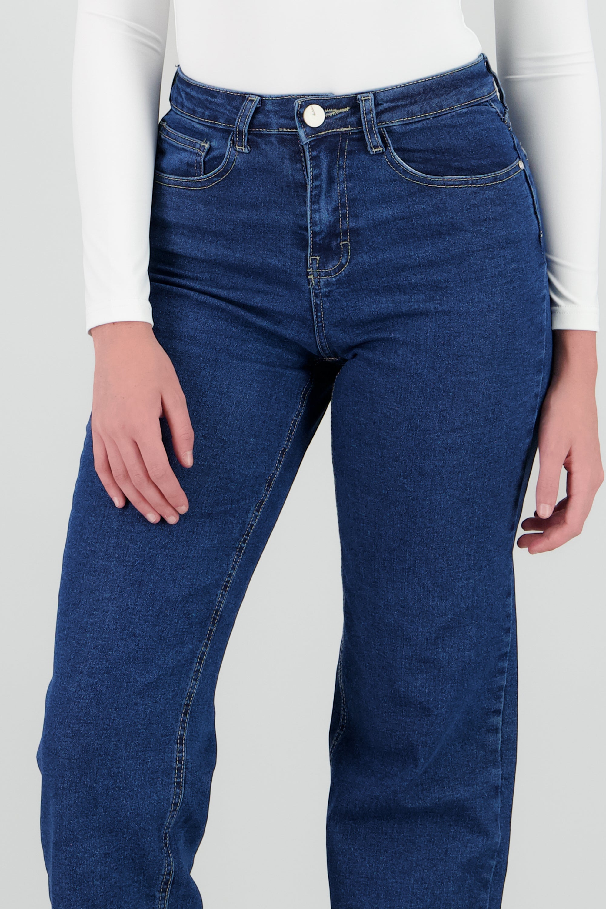 Jeans straight confort STONE MEDIO
