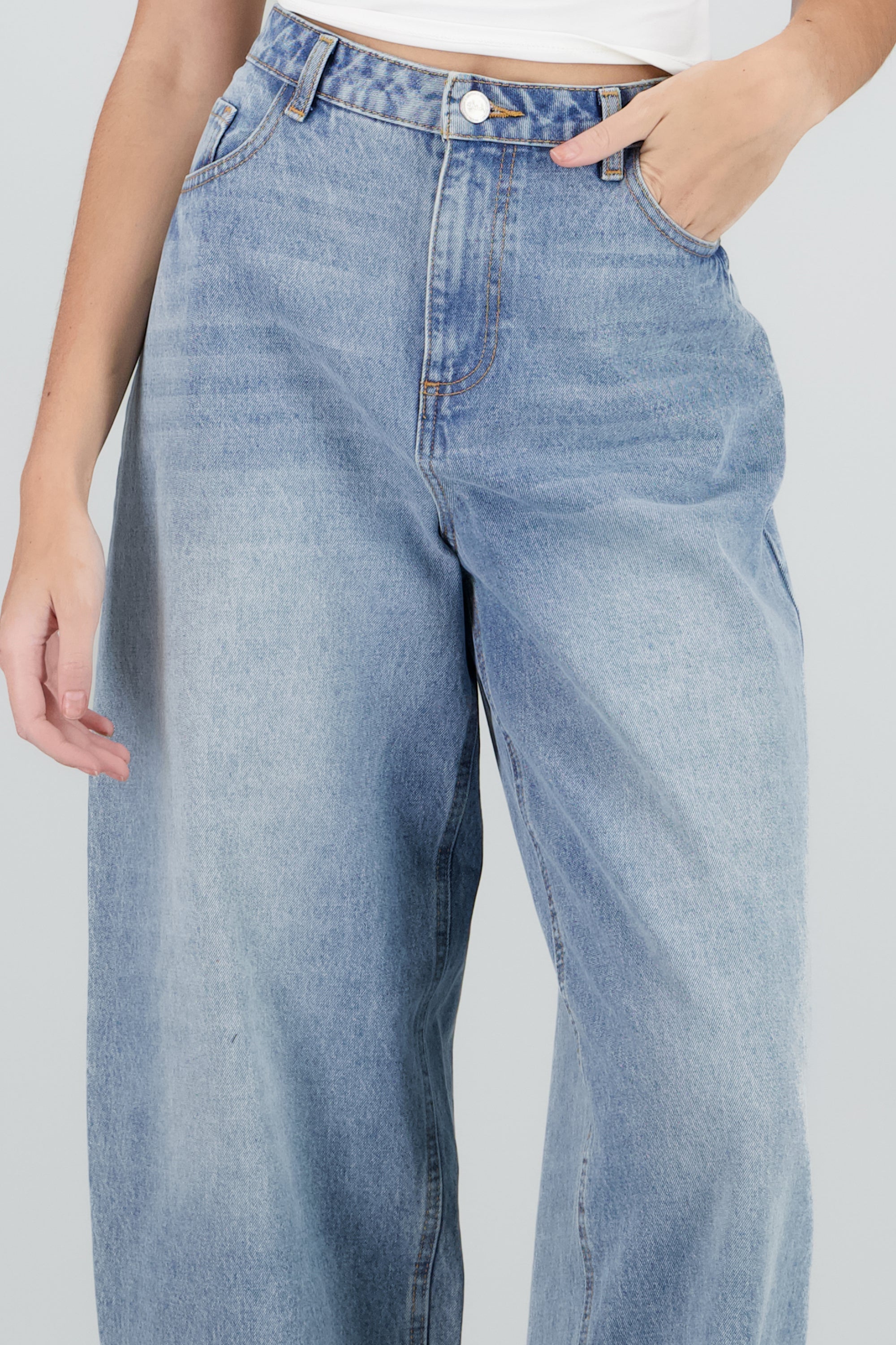 Jeans barrel amplio STONE