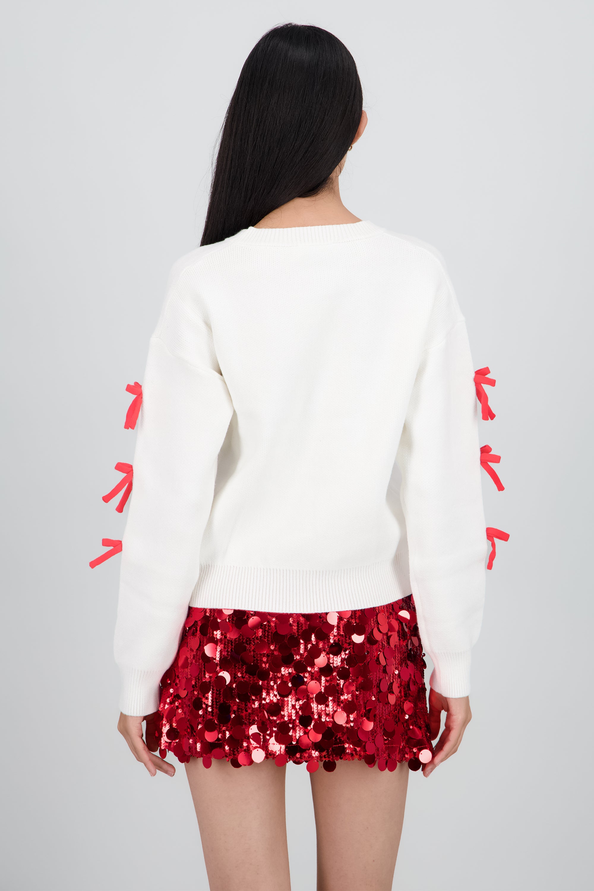Sueter navidad santa baby BLANCO COMBO