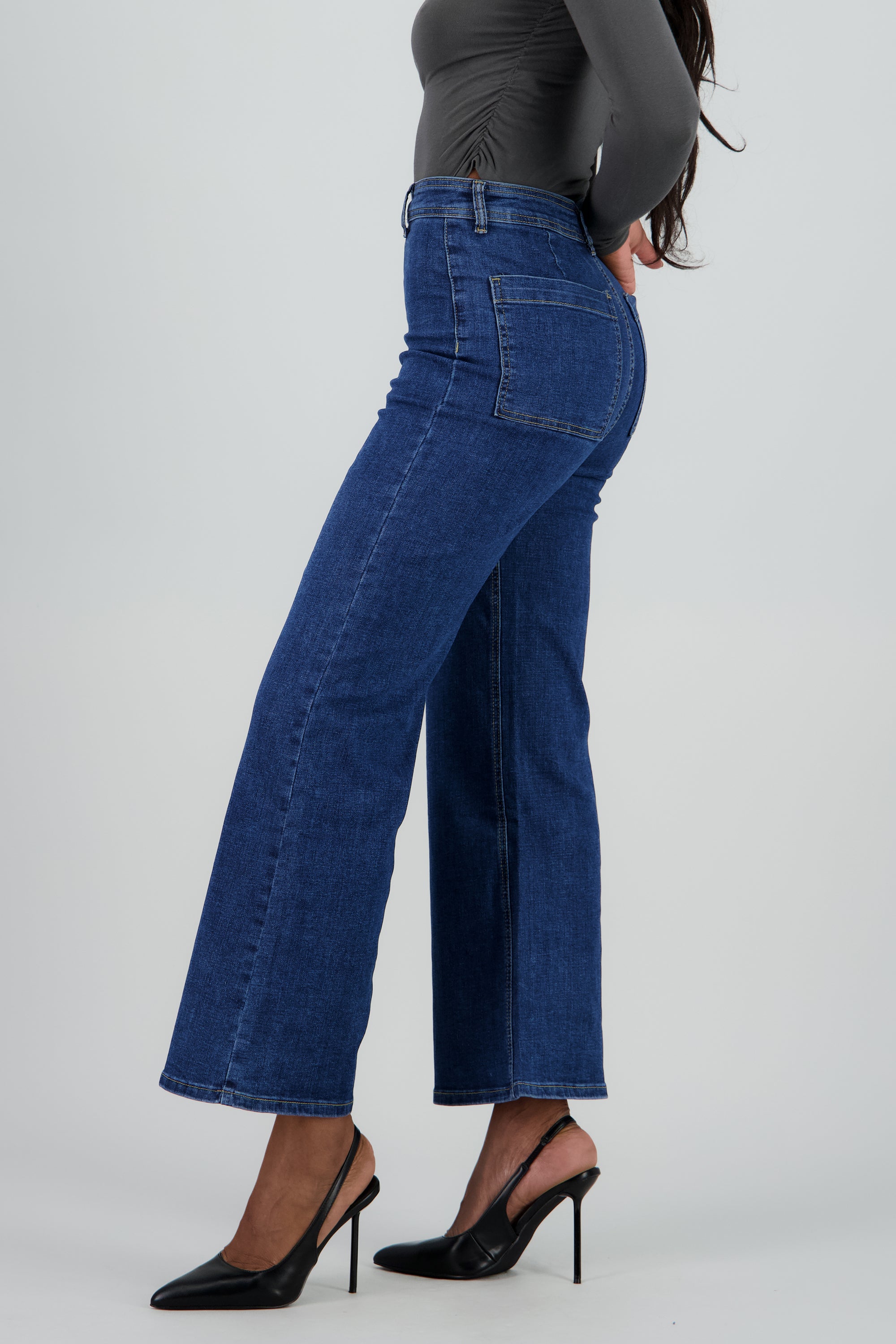 Jeans flared high rise MEDIUM WASH