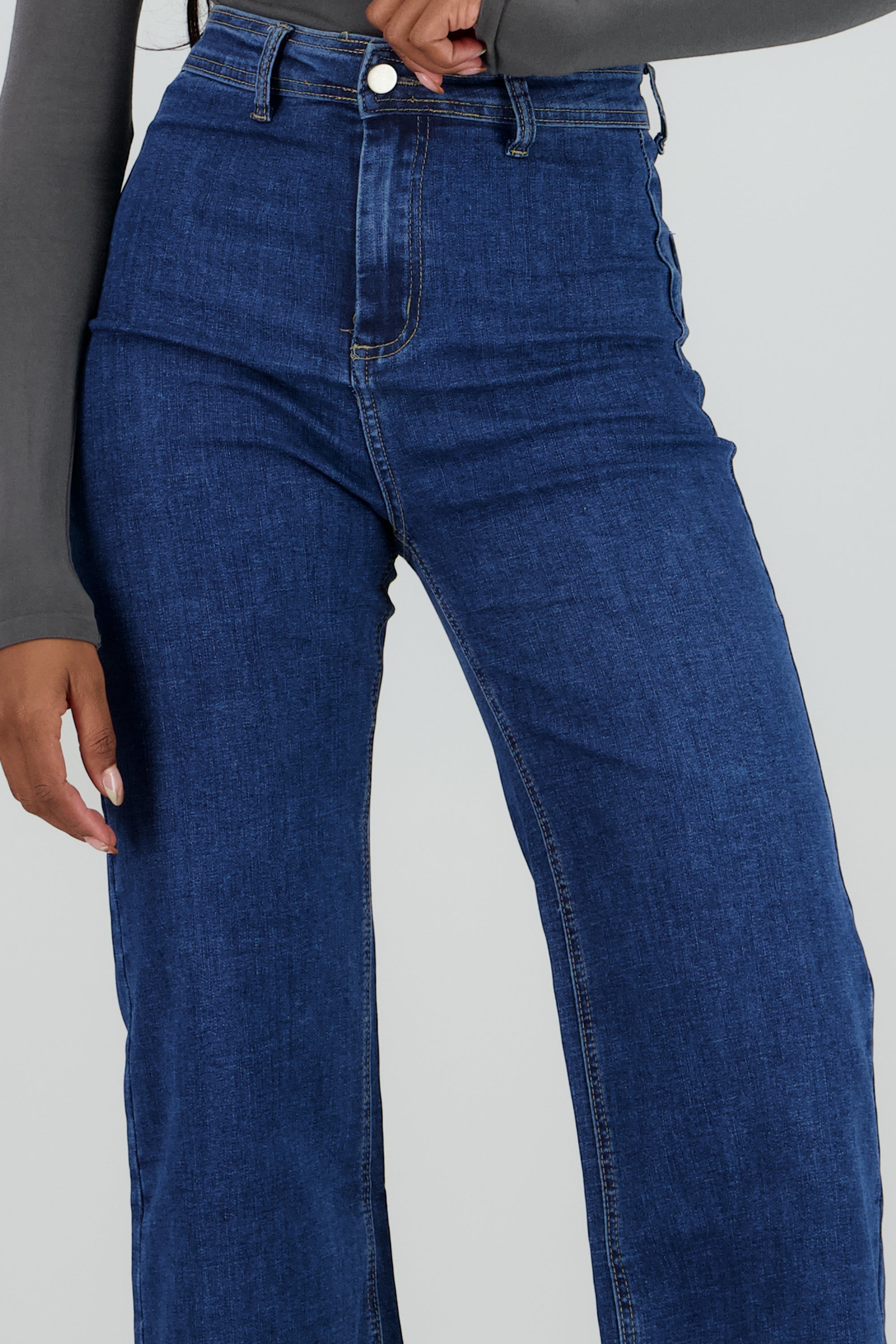 Jeans flared high rise MEDIUM WASH