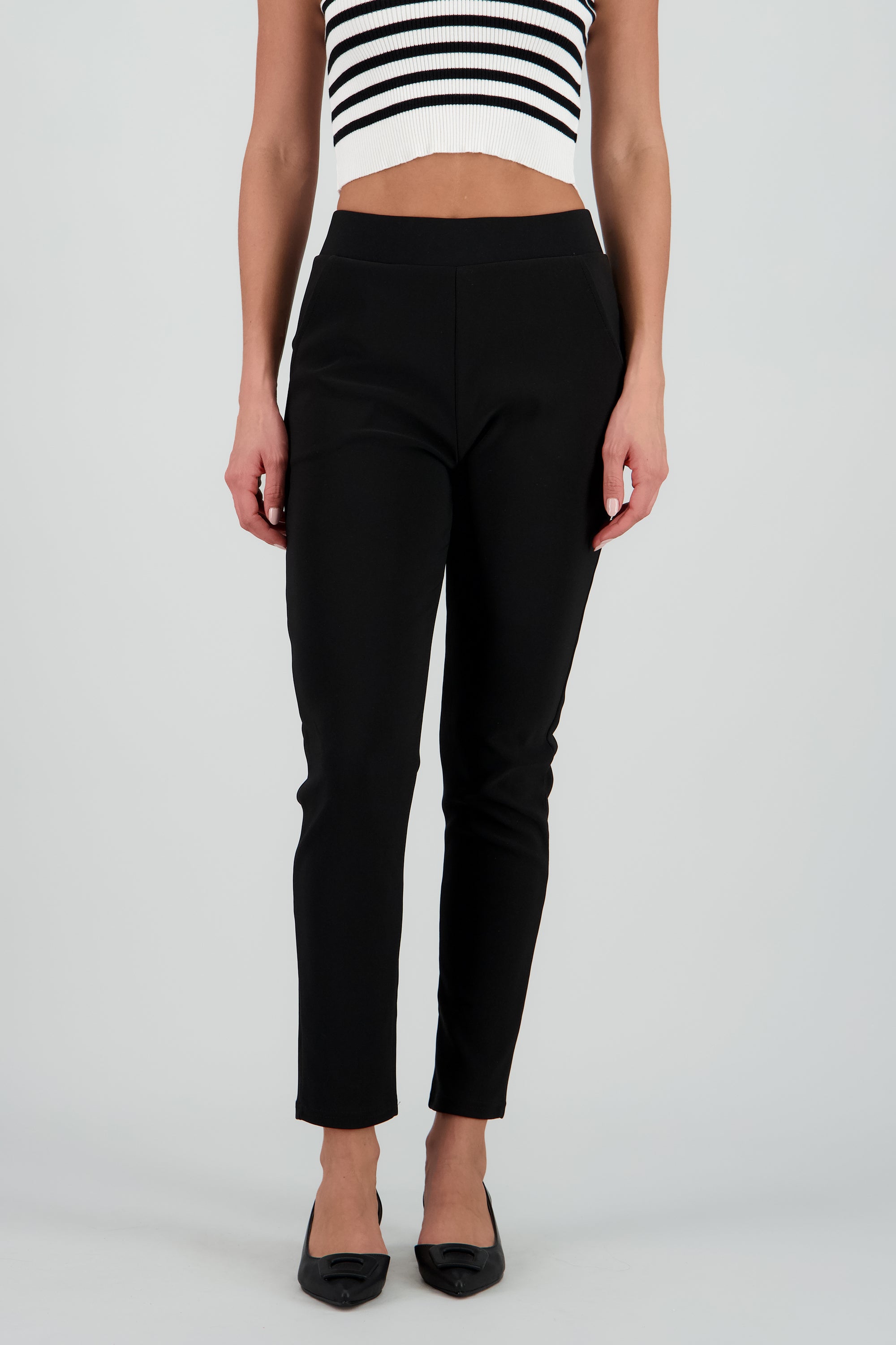 Leggings lisos NEGRO