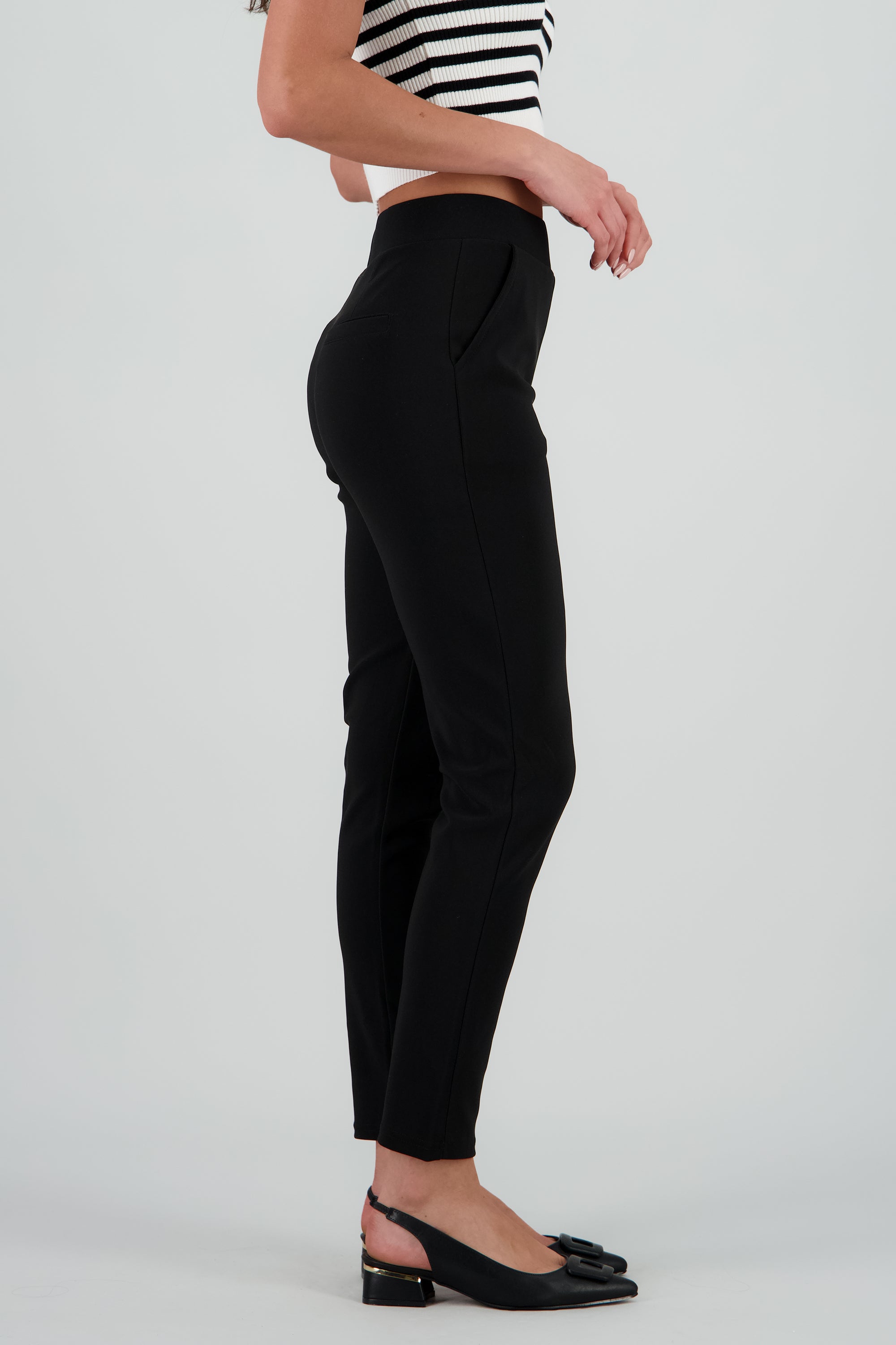 Leggings lisos NEGRO
