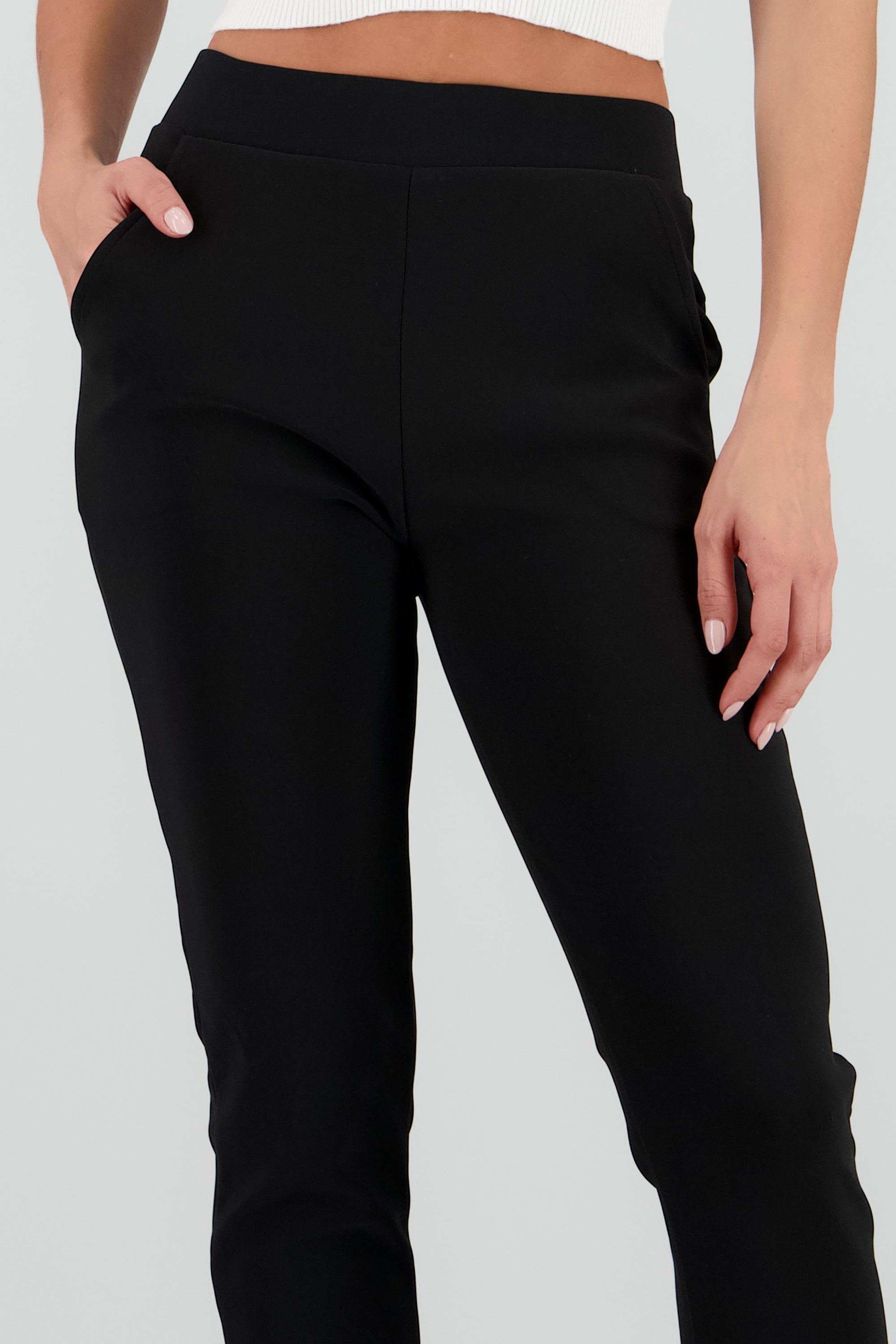 Leggings lisos NEGRO