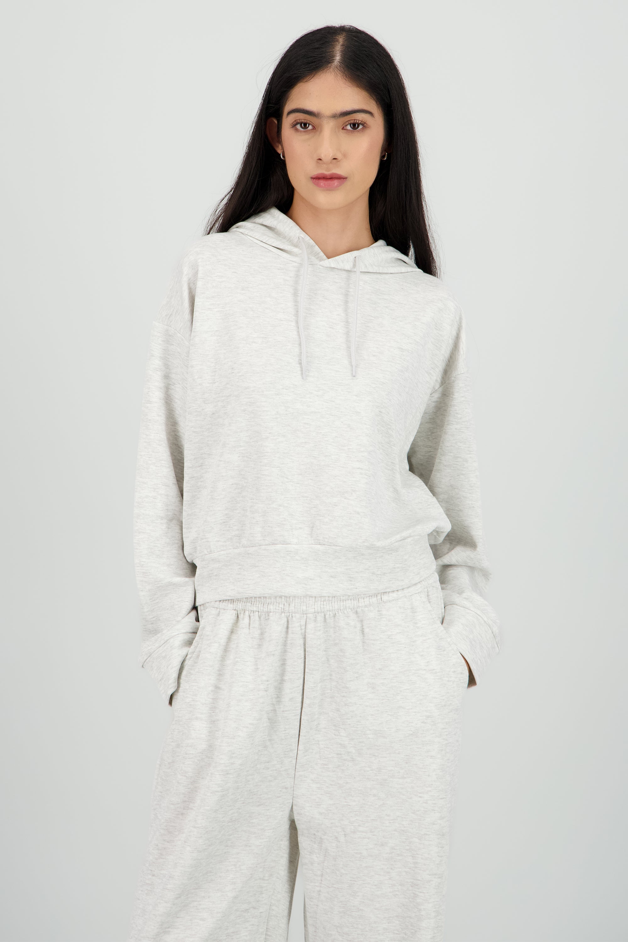 Sudadera lisa GRIS JASPE