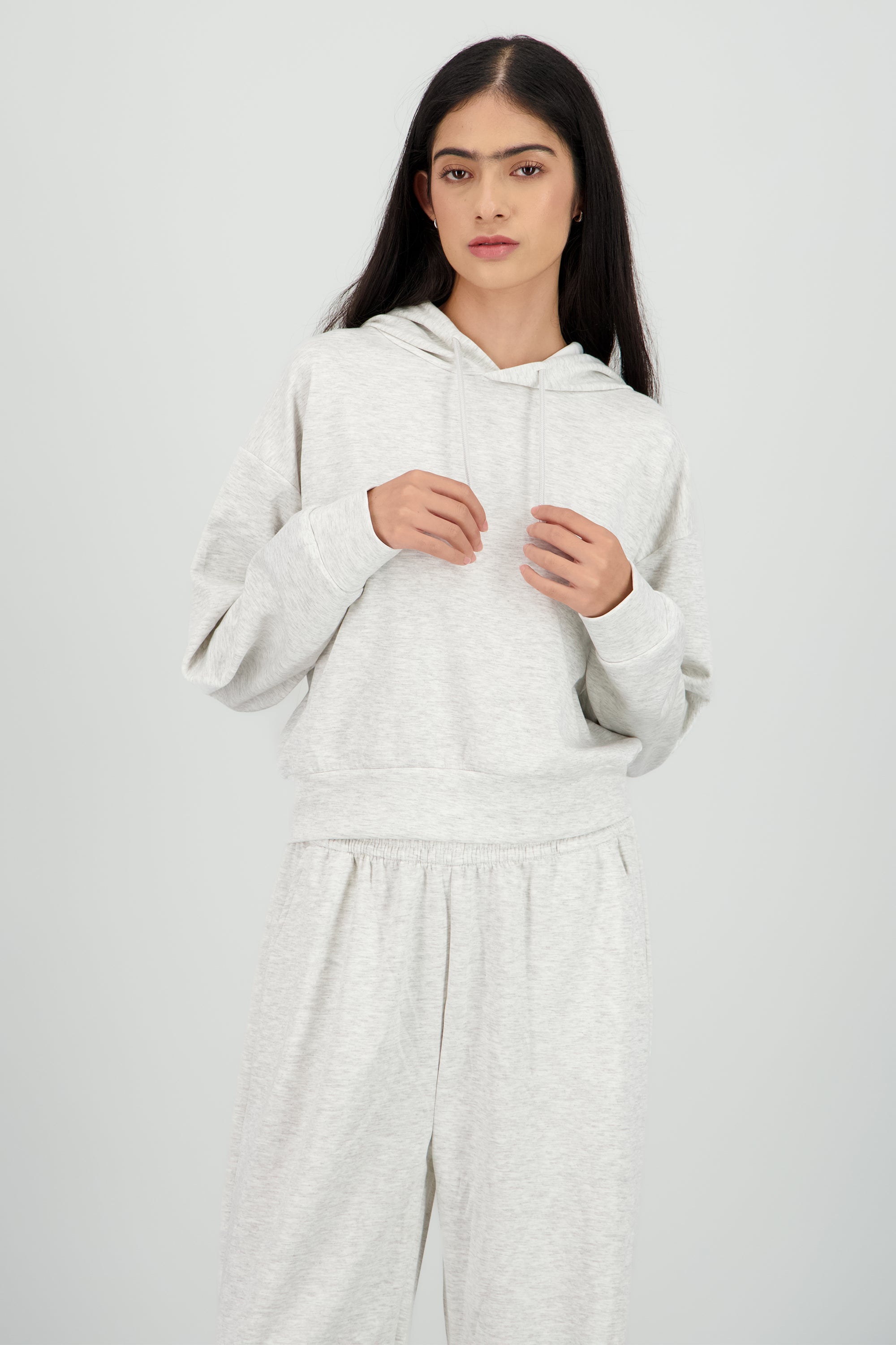 Sudadera lisa GRIS JASPE