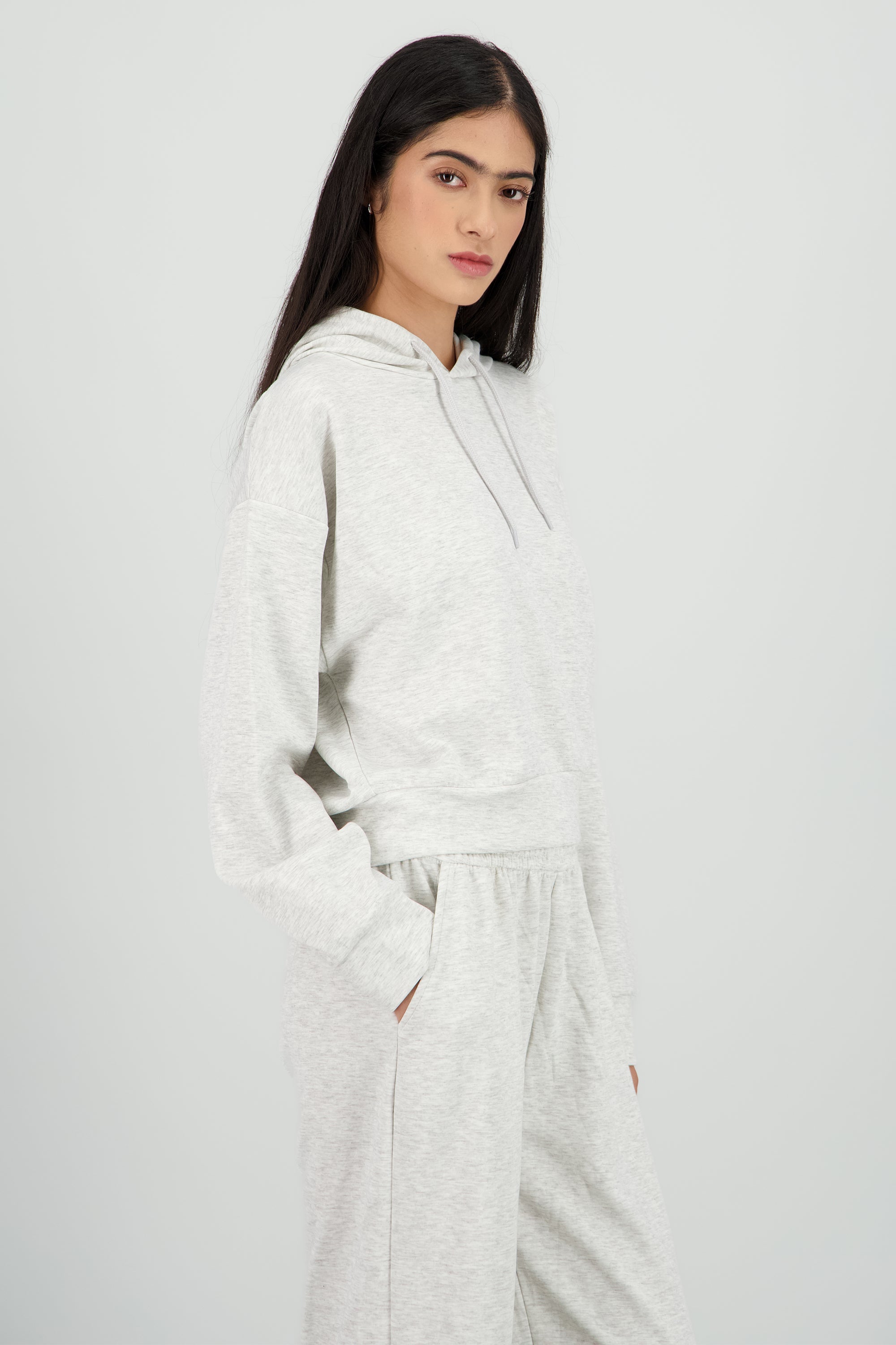 Sudadera lisa GRIS JASPE