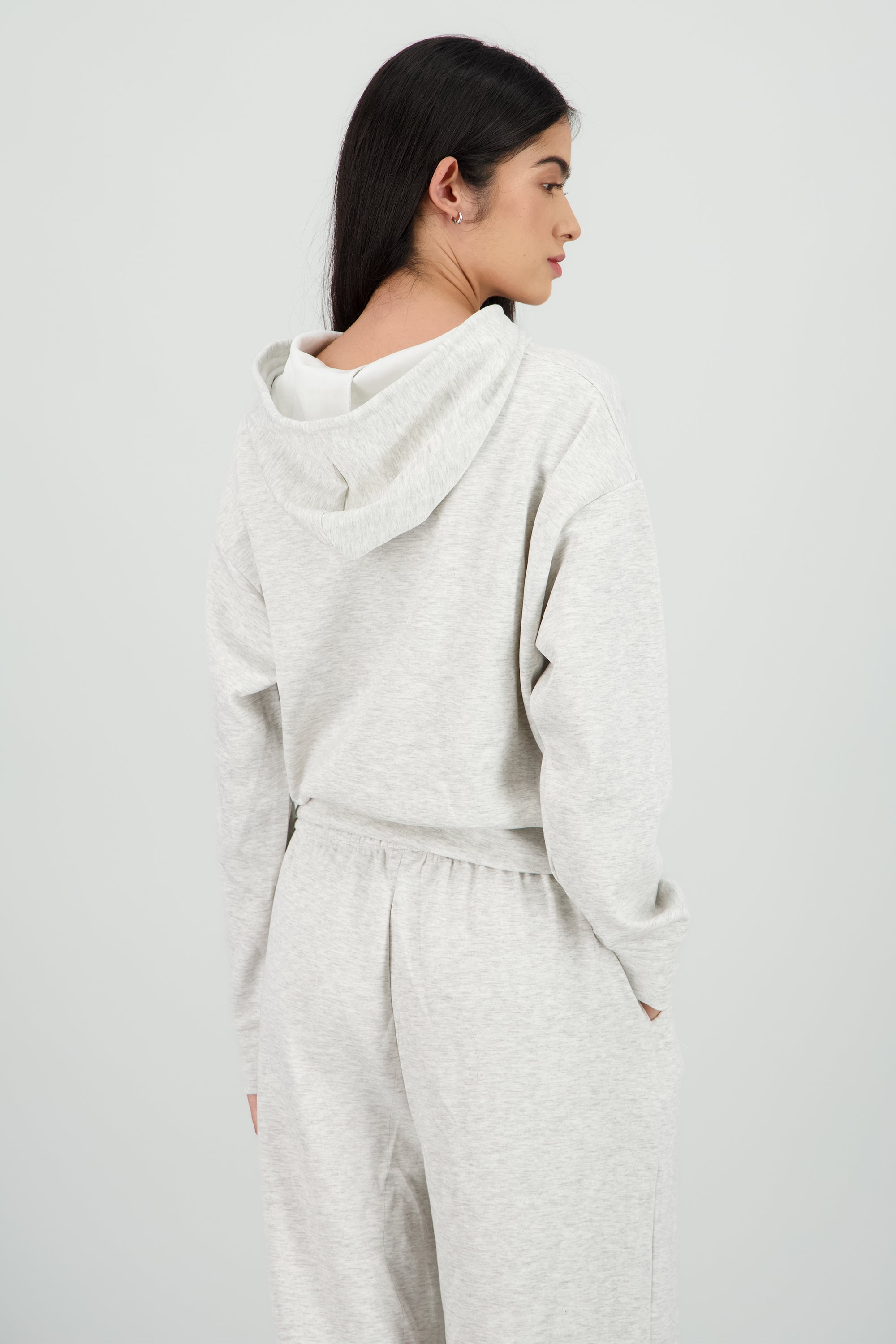 Sudadera lisa GRIS JASPE