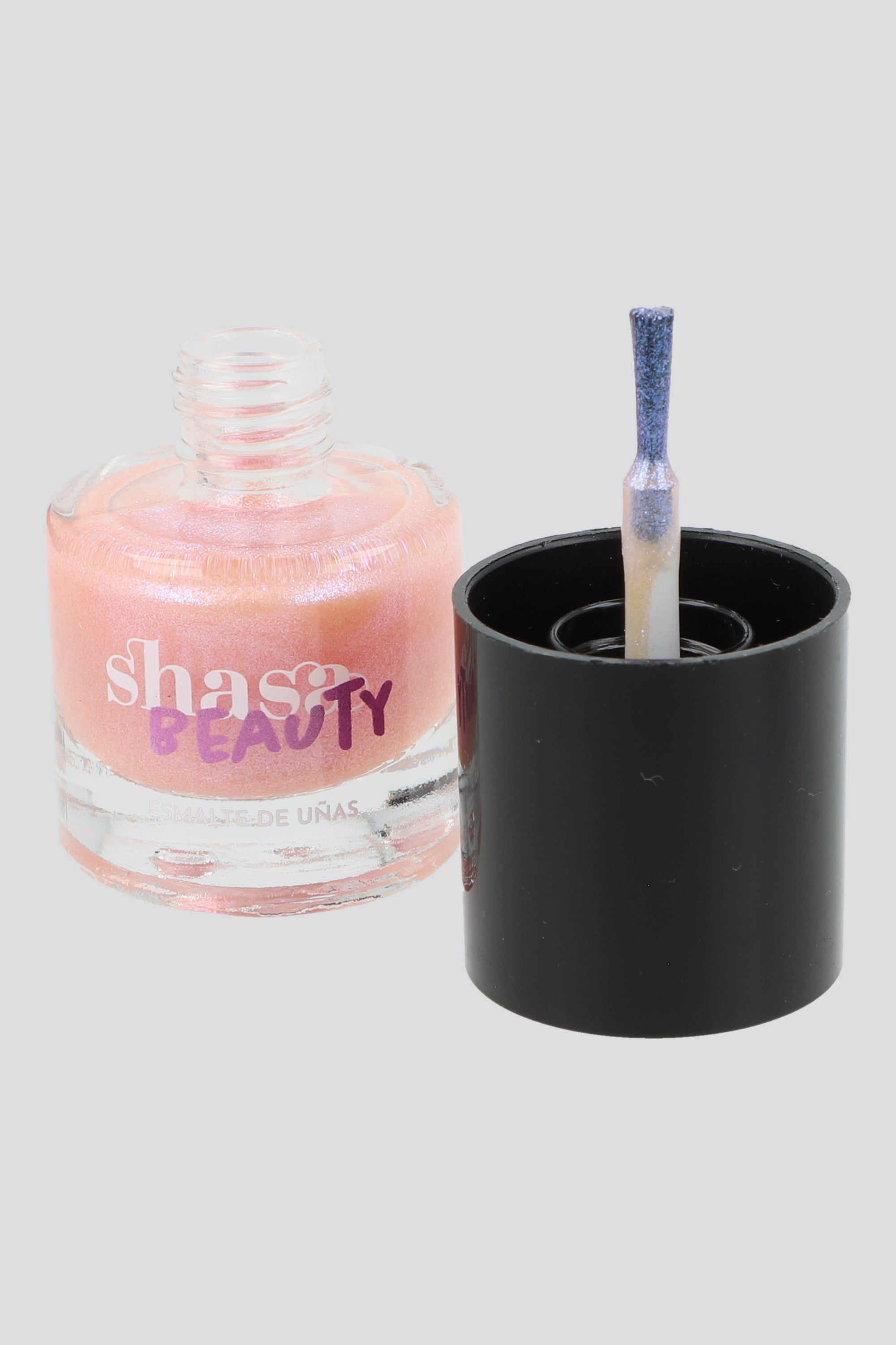 Esmalte mini brillos PALO DE ROSA