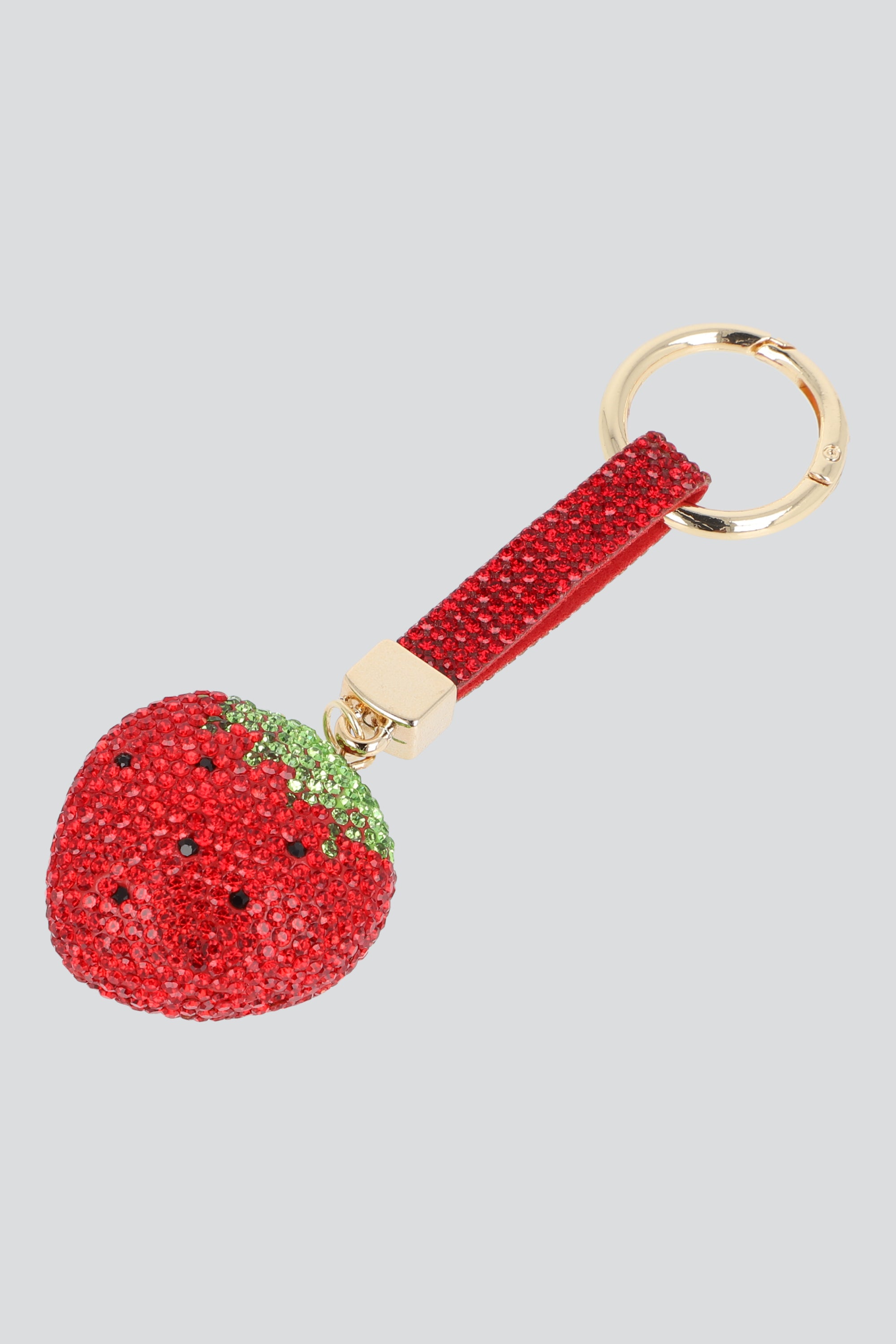 Llavero fresa full brillos ROJO