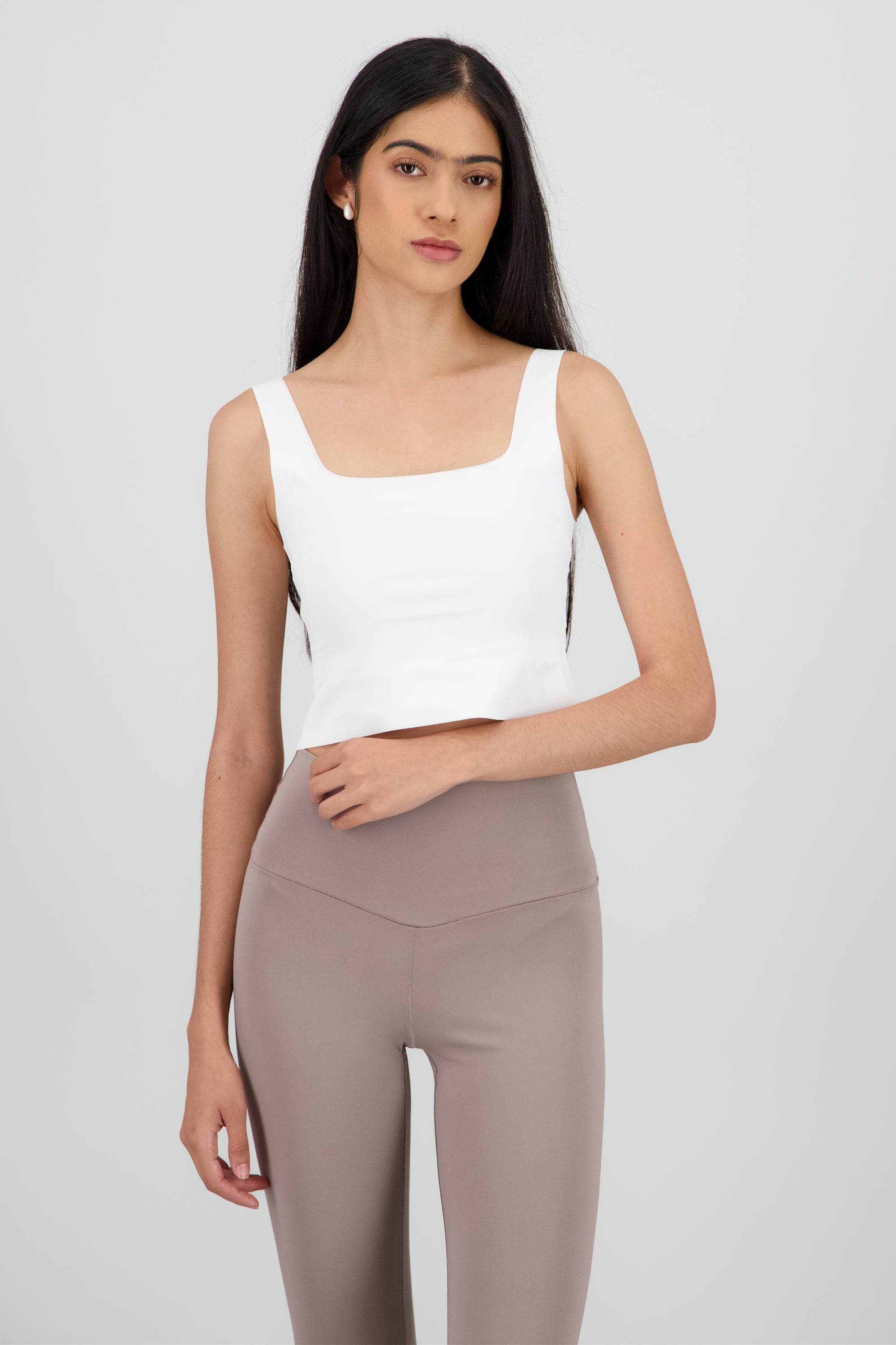 Top sin costuras BLANCO