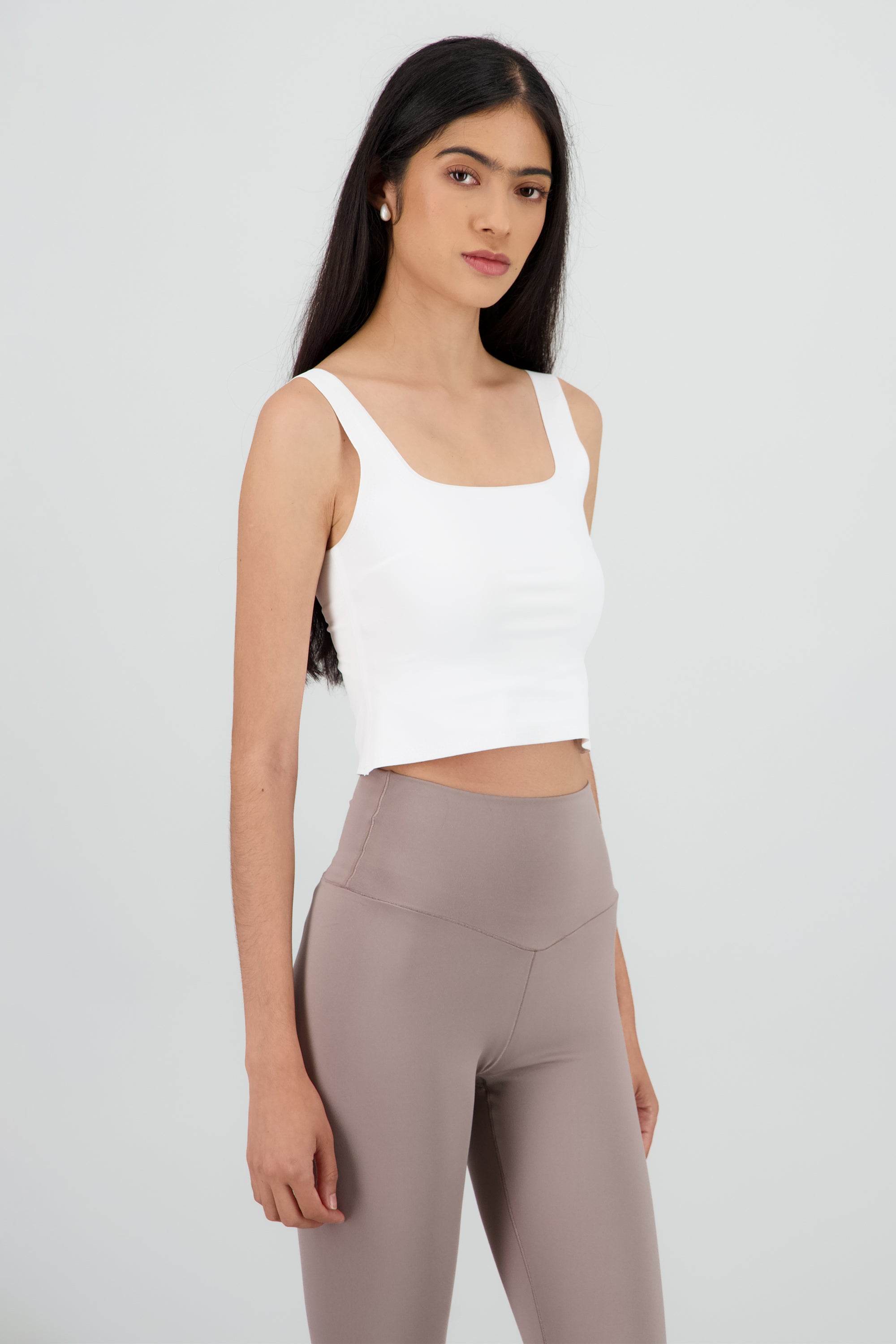 Top sin costuras BLANCO