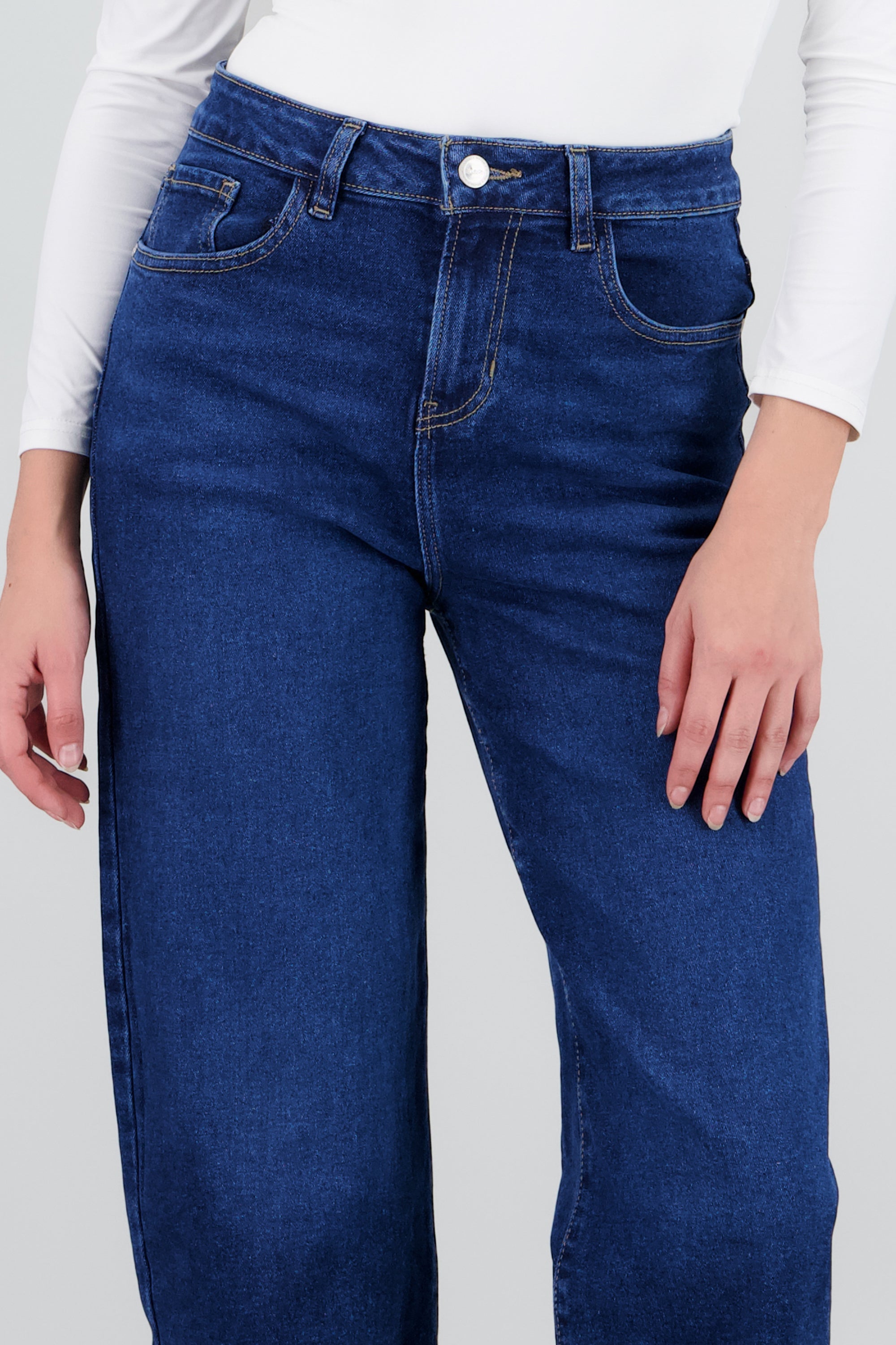 Jeans barrel mid rise MEDIUM WASH