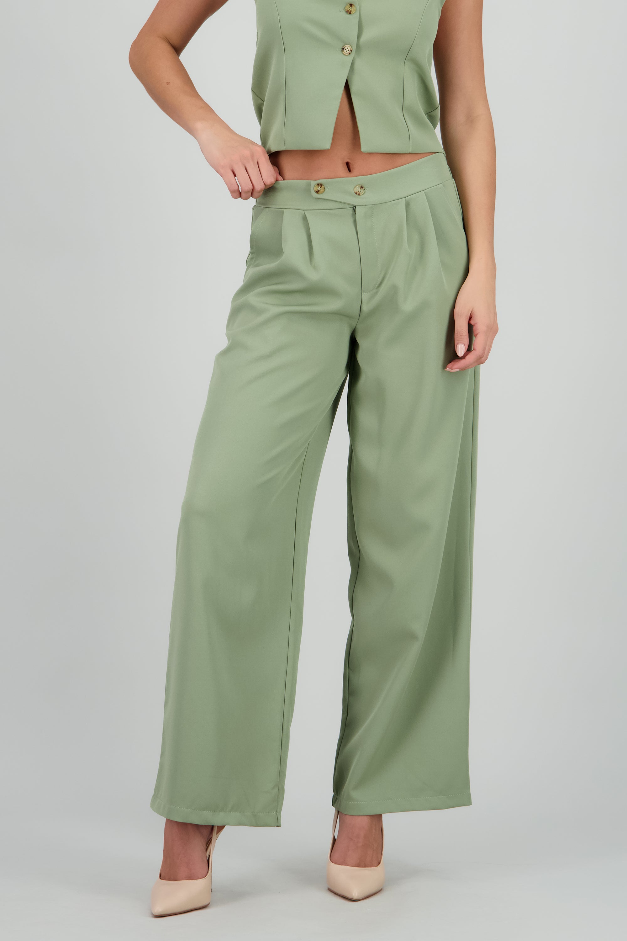 PANTALON DET PINZAS SAGE