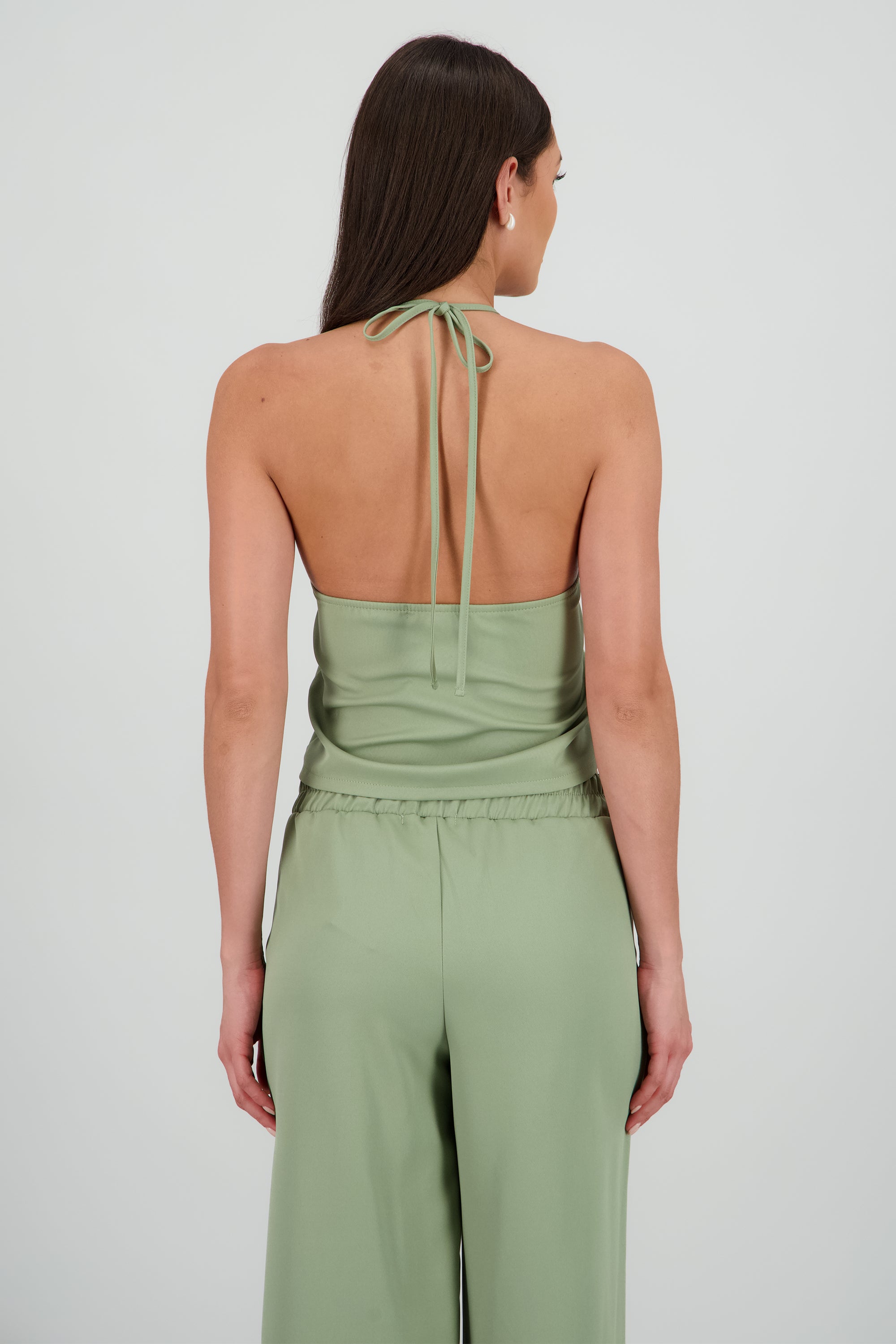 TOP HALTER DET BOTONES SAGE