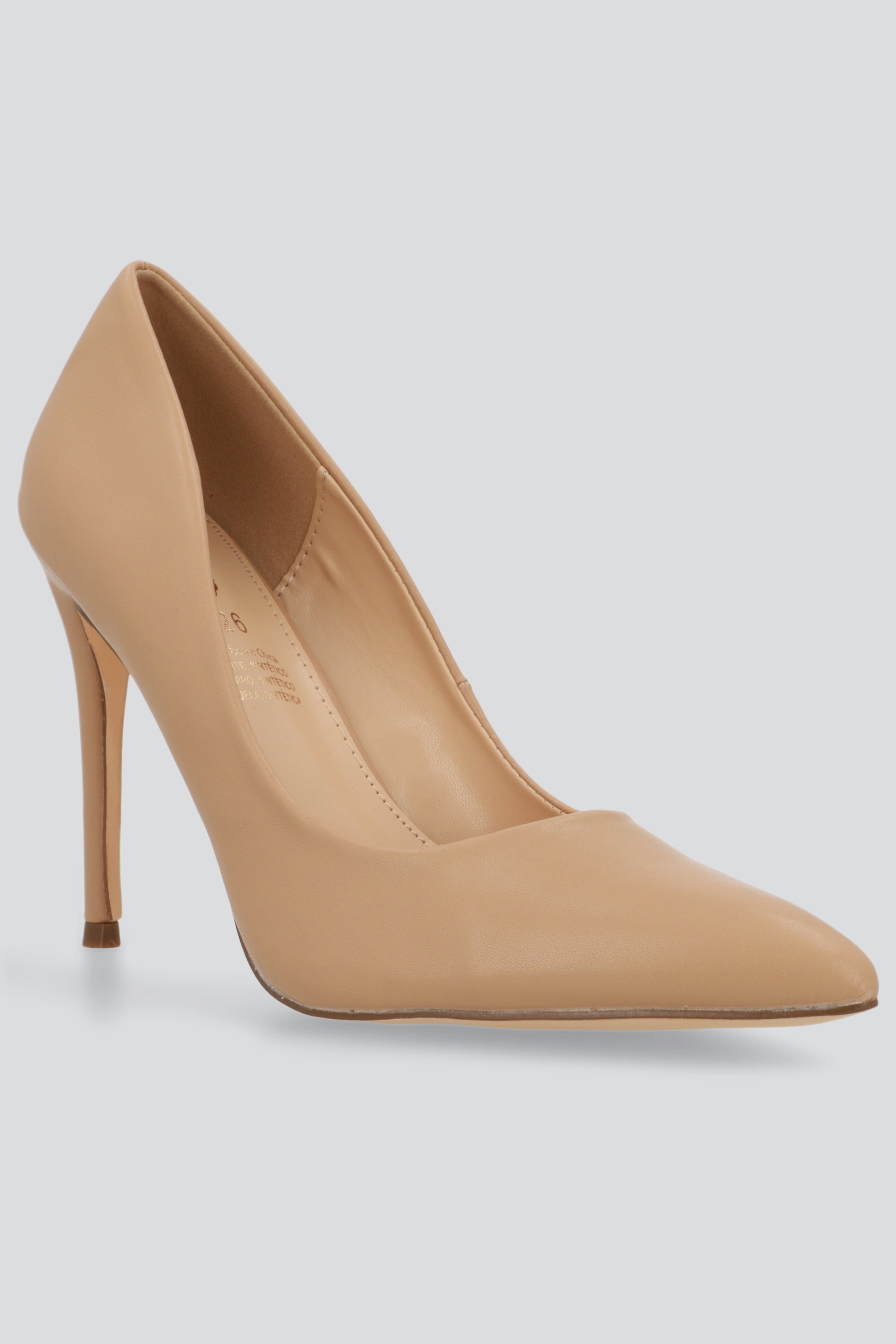 Tacon puntal sencillo alto NUDE