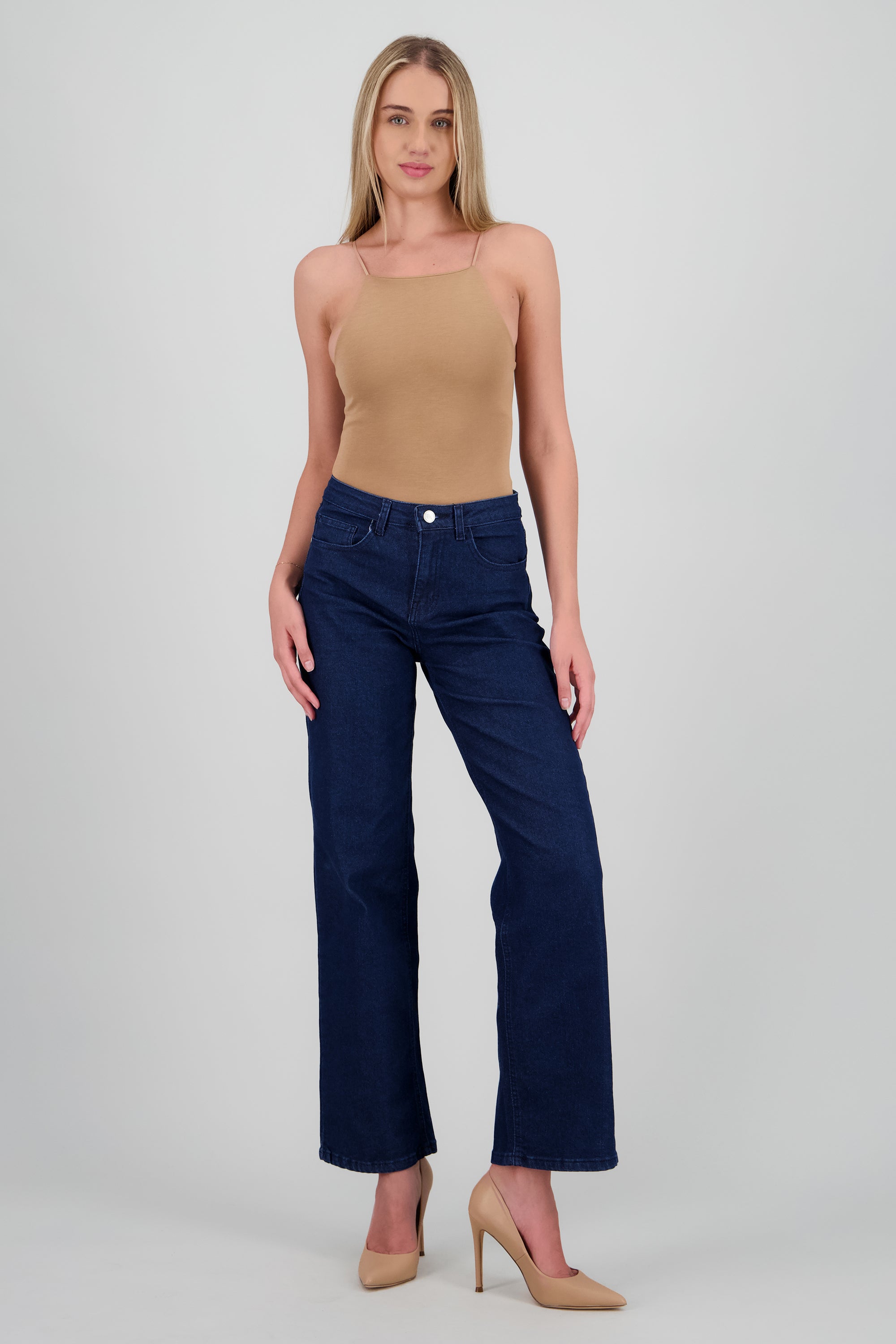 Tacon puntal sencillo alto NUDE