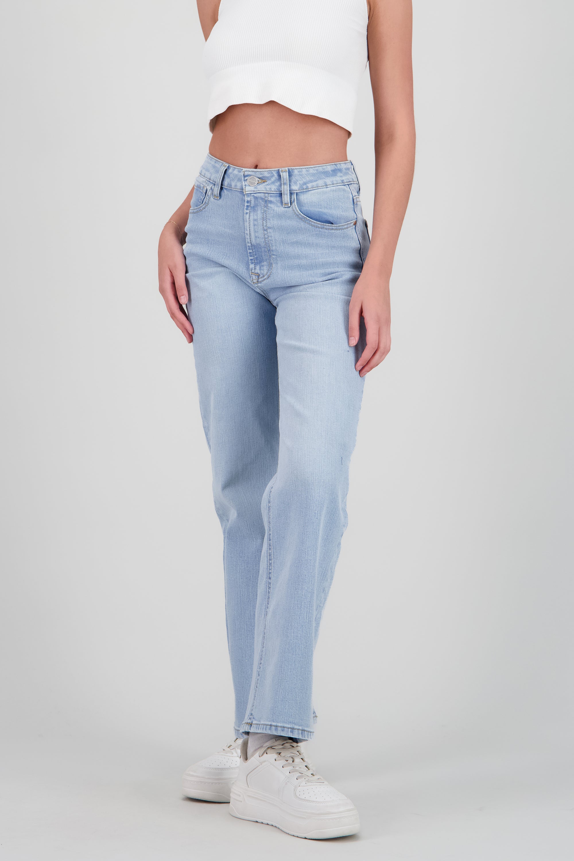 Jeans wide leg ultra confort LIGHT WASH
