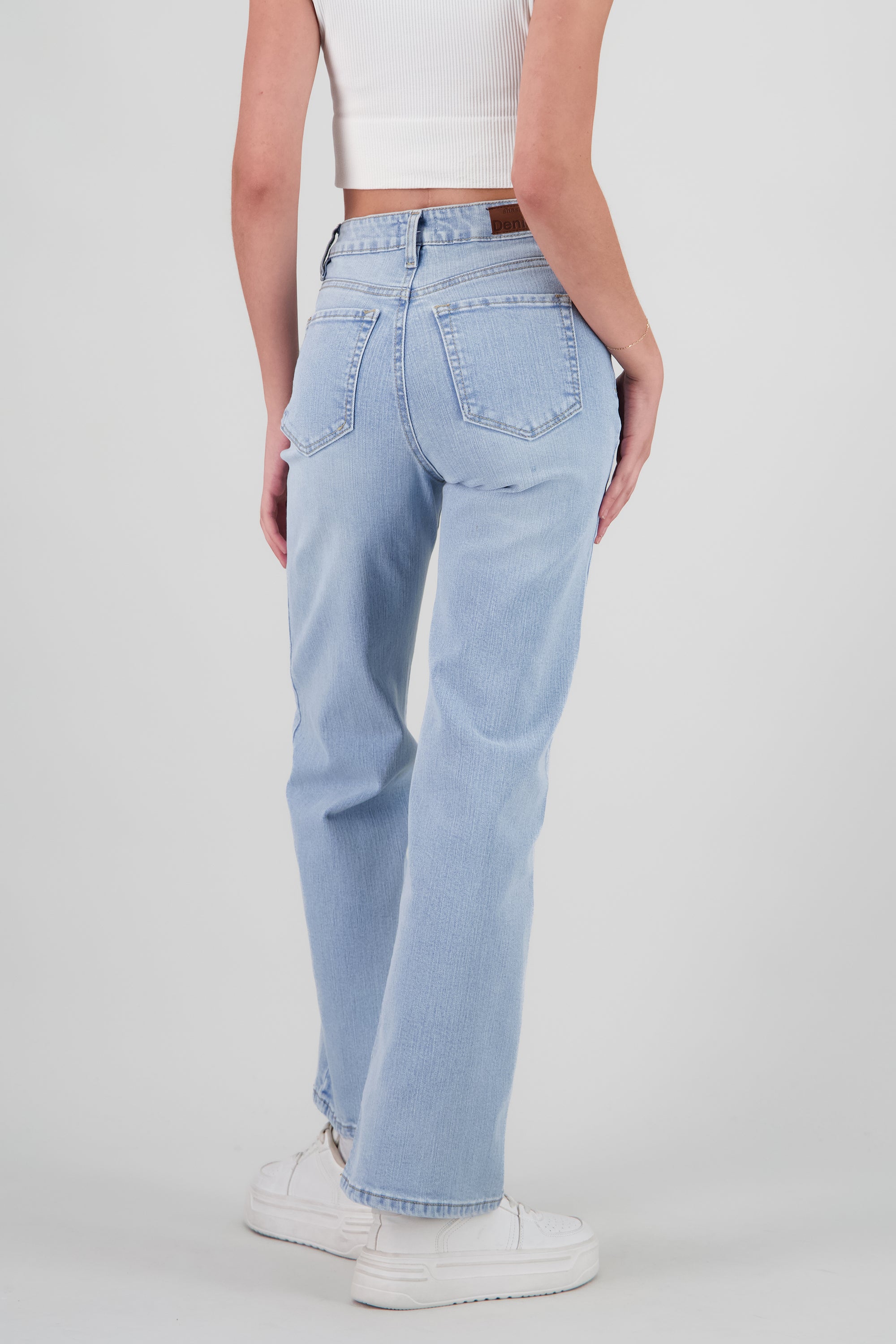 Jeans wide leg ultra confort LIGHT WASH