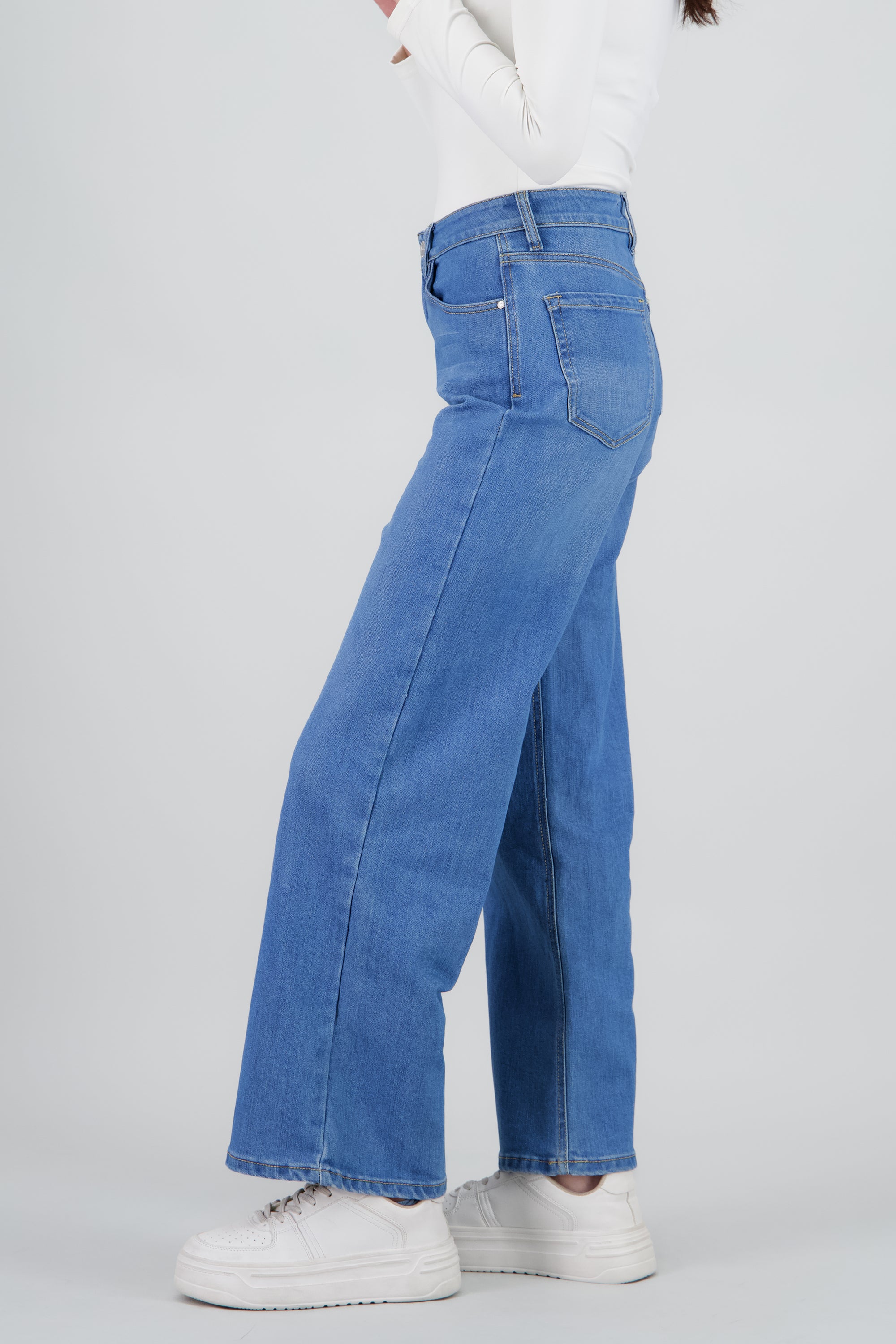 Jeans wide leg ultra confort MEDIUM WASH