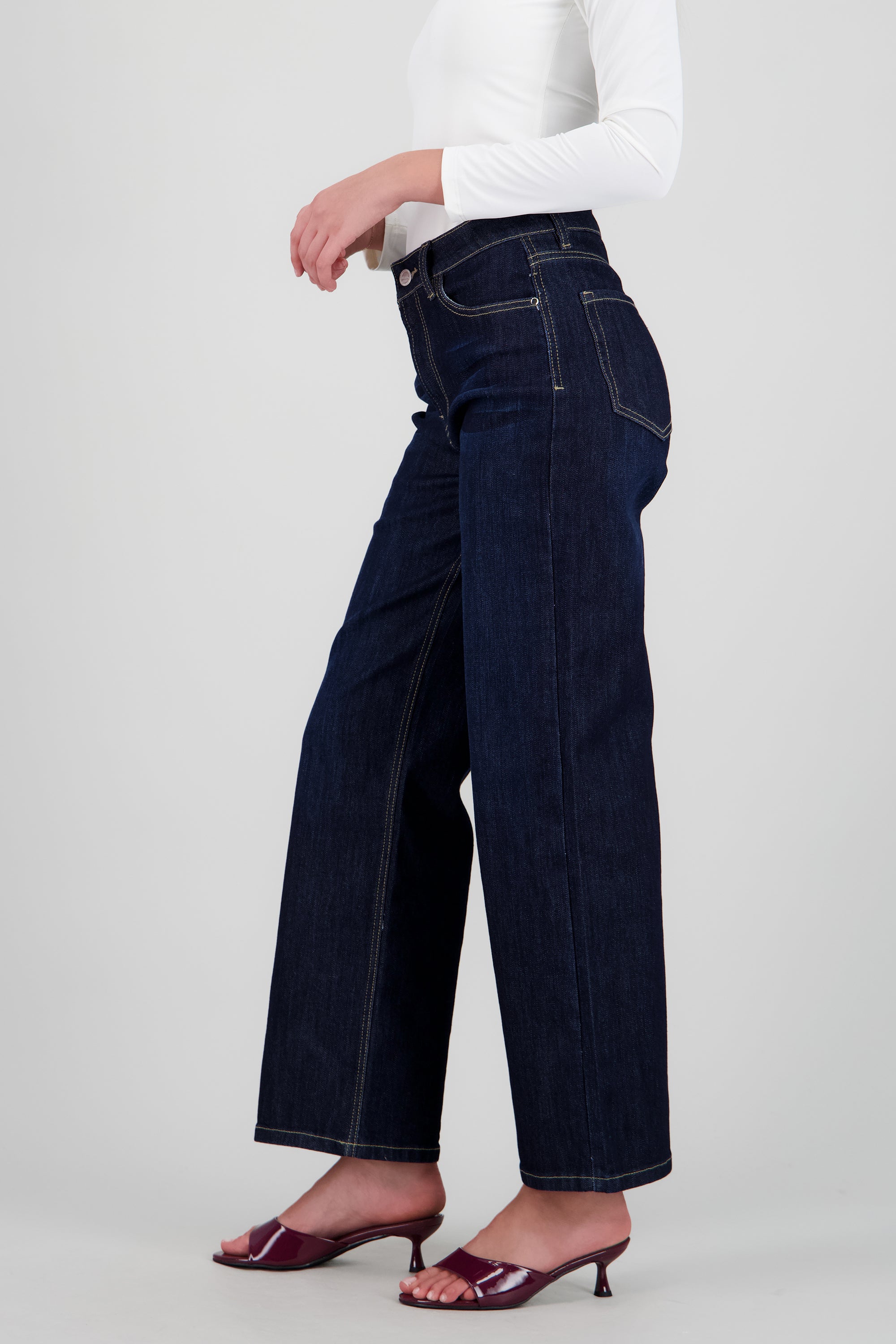 Jeans wide leg ultra confort INDIGO