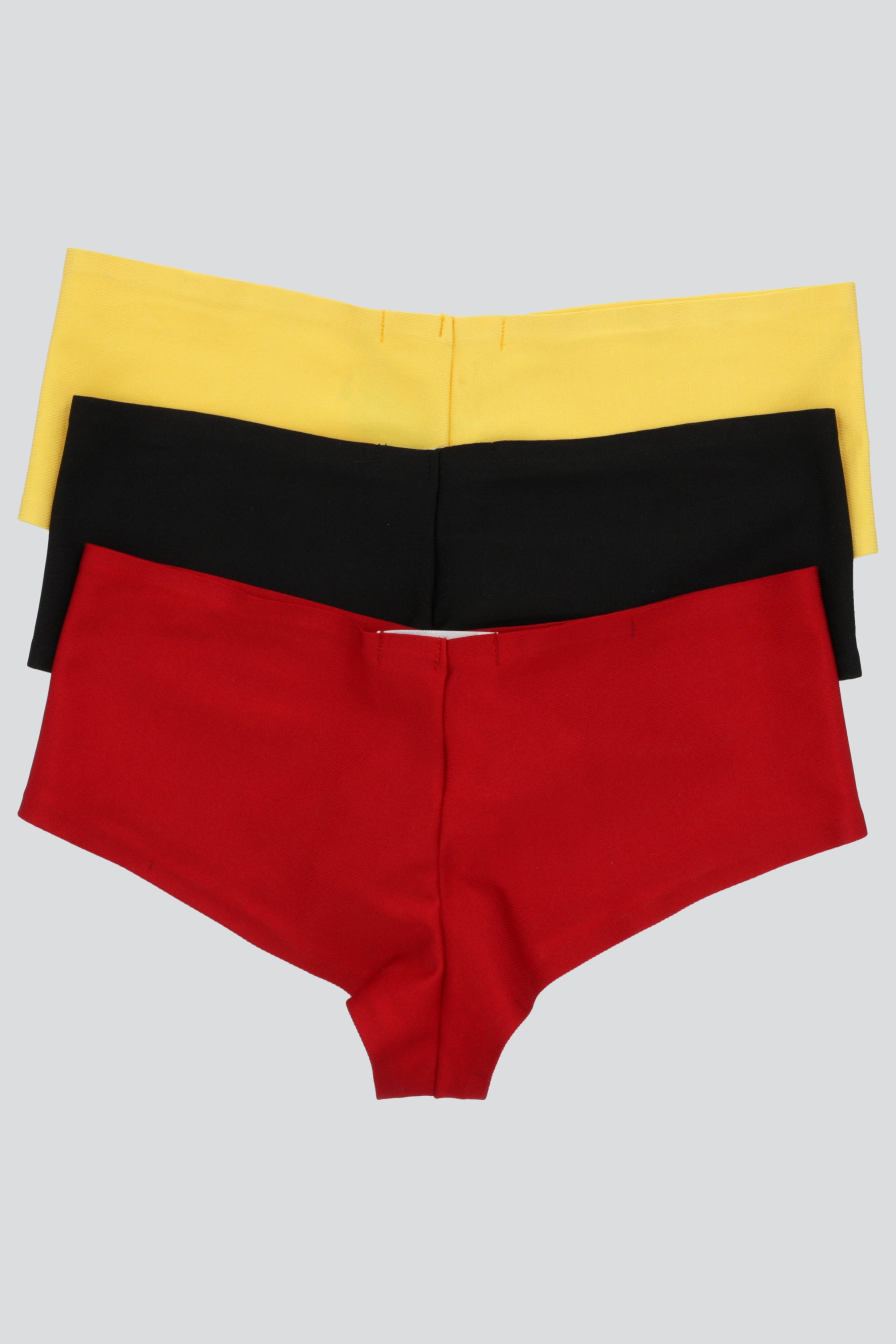 Tripack bikini lycra satin AMARILLO COMBO