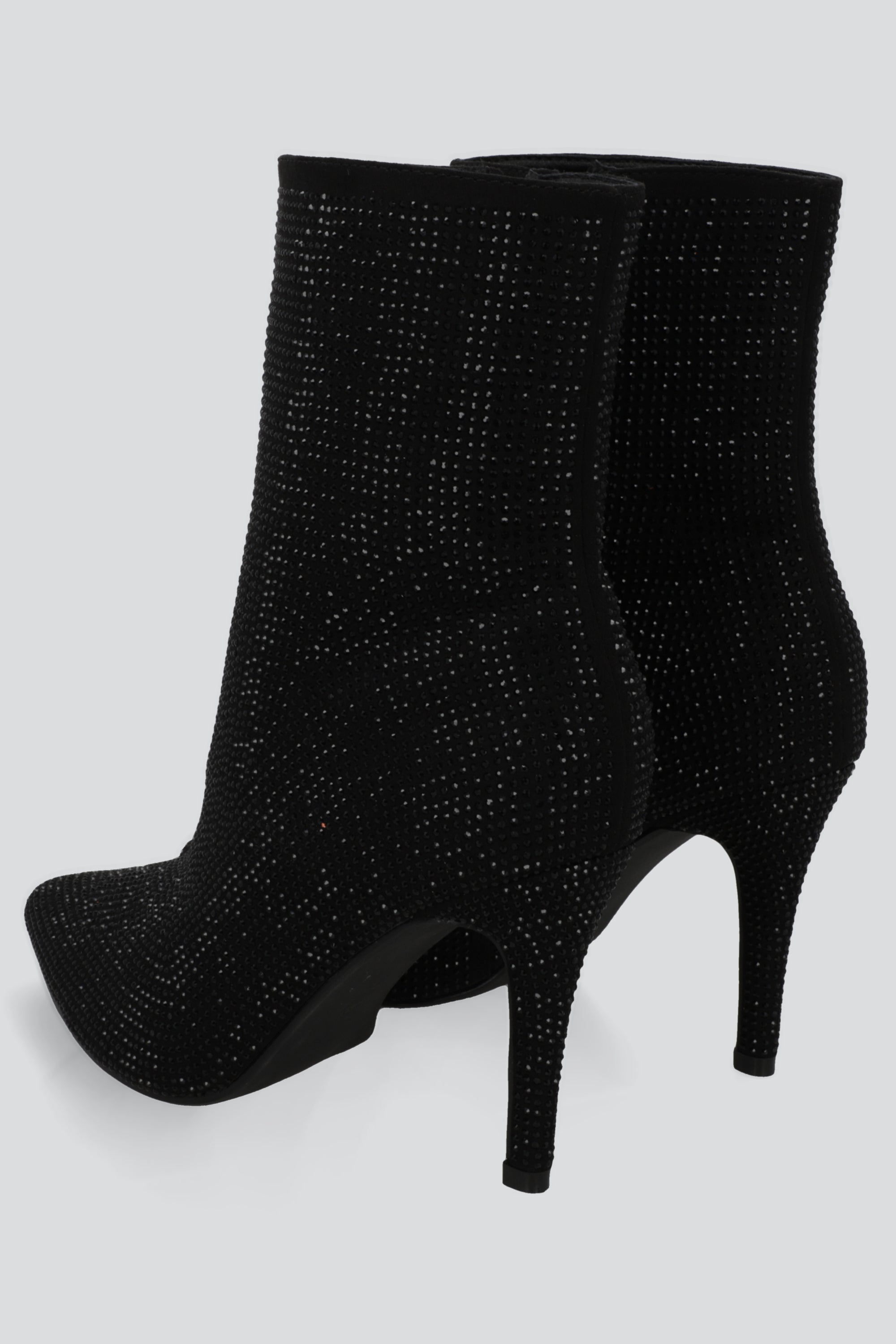 Botín Puntal Brillos NEGRO