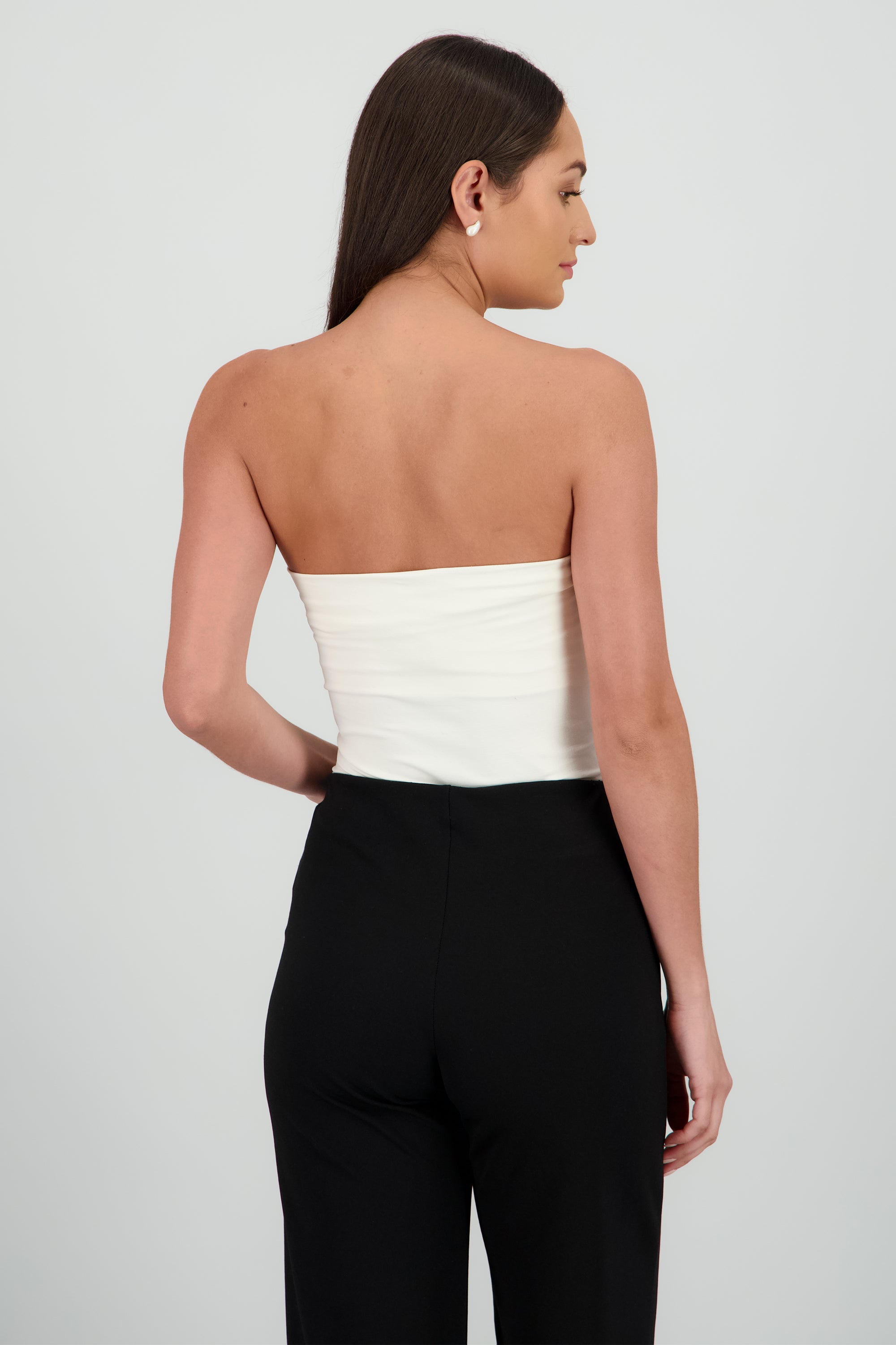 Body strapless liso CREMA
