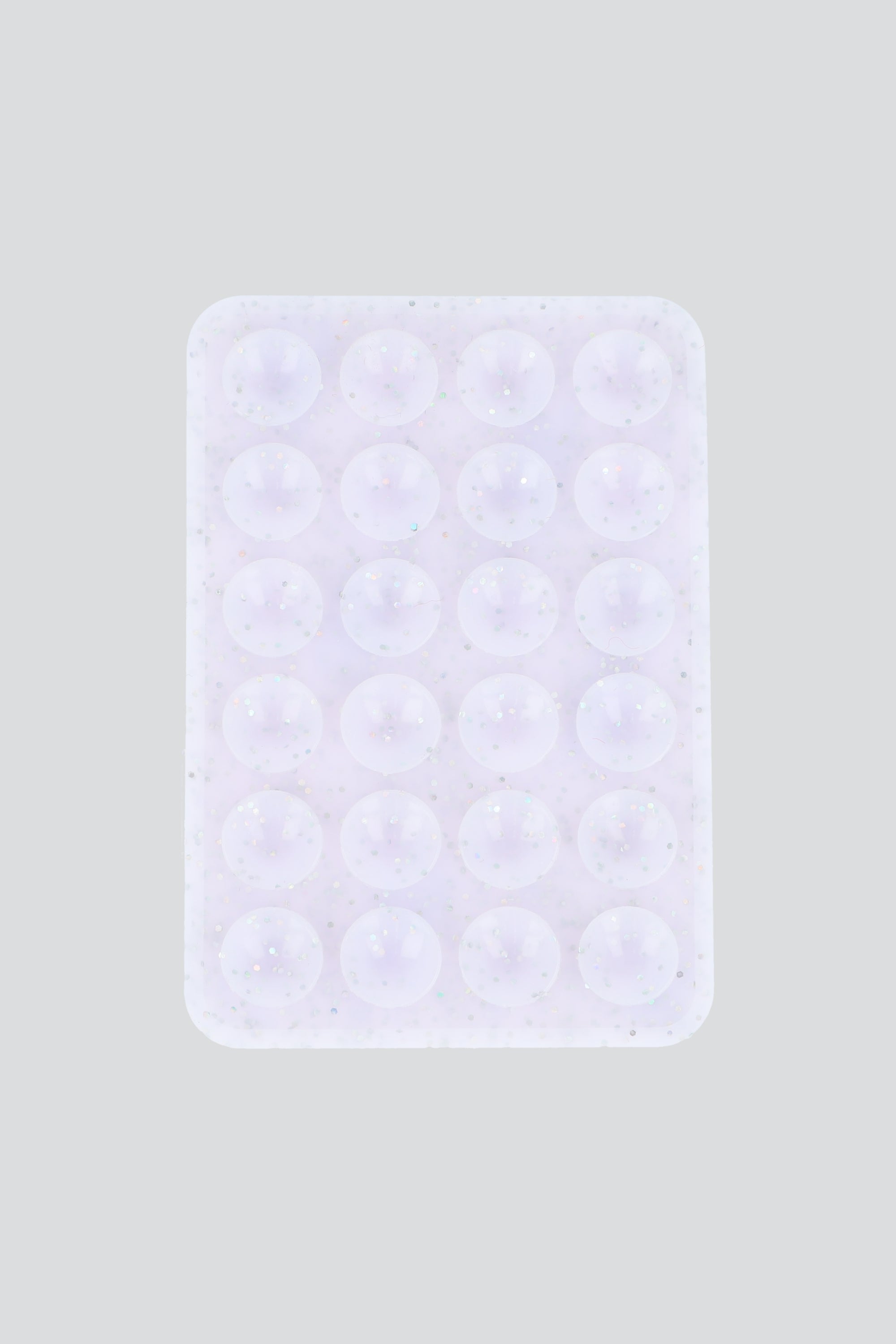 Ventosa glitter para celular BLANCO
