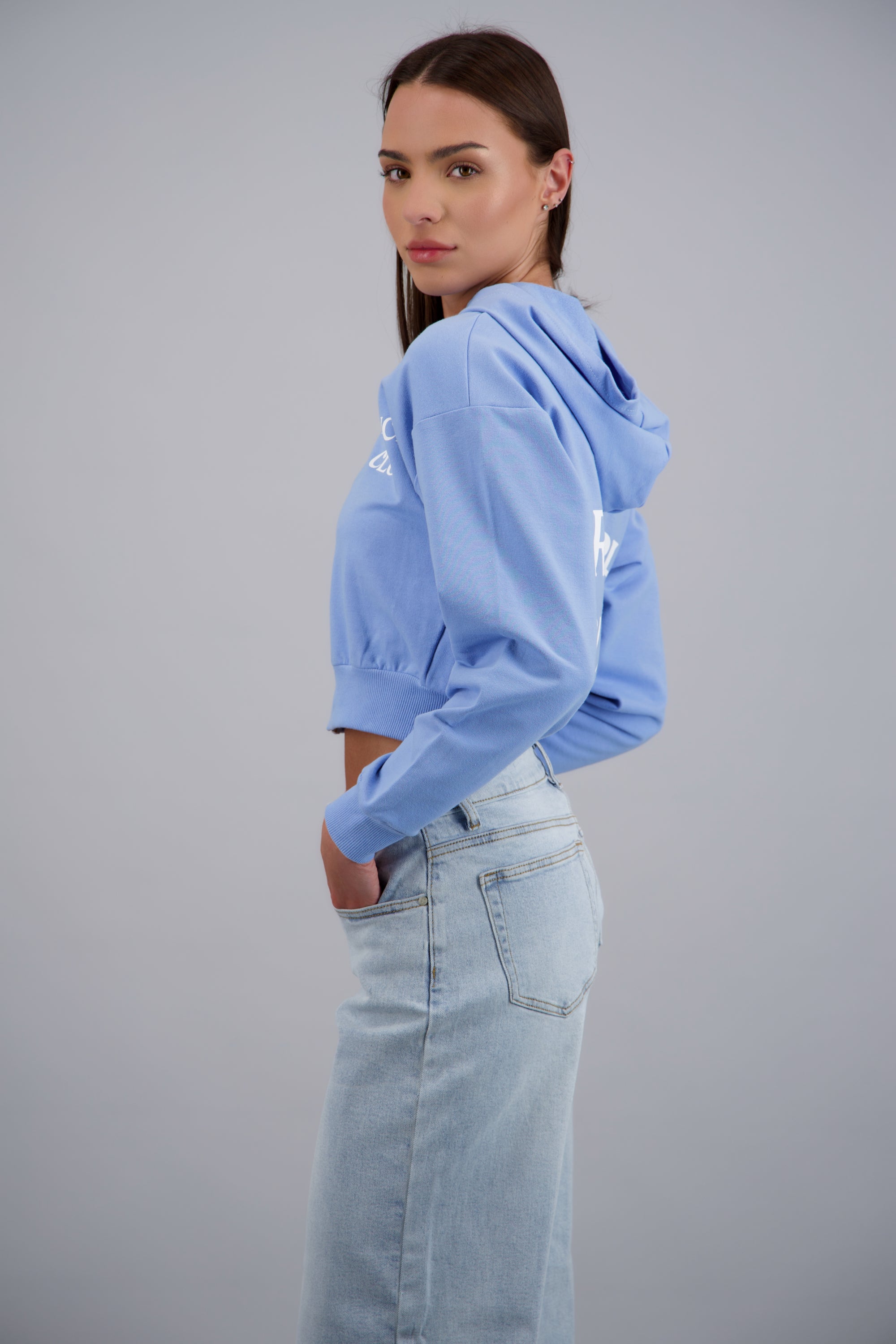 Sudadera Brunch Club AZUL PASTEL