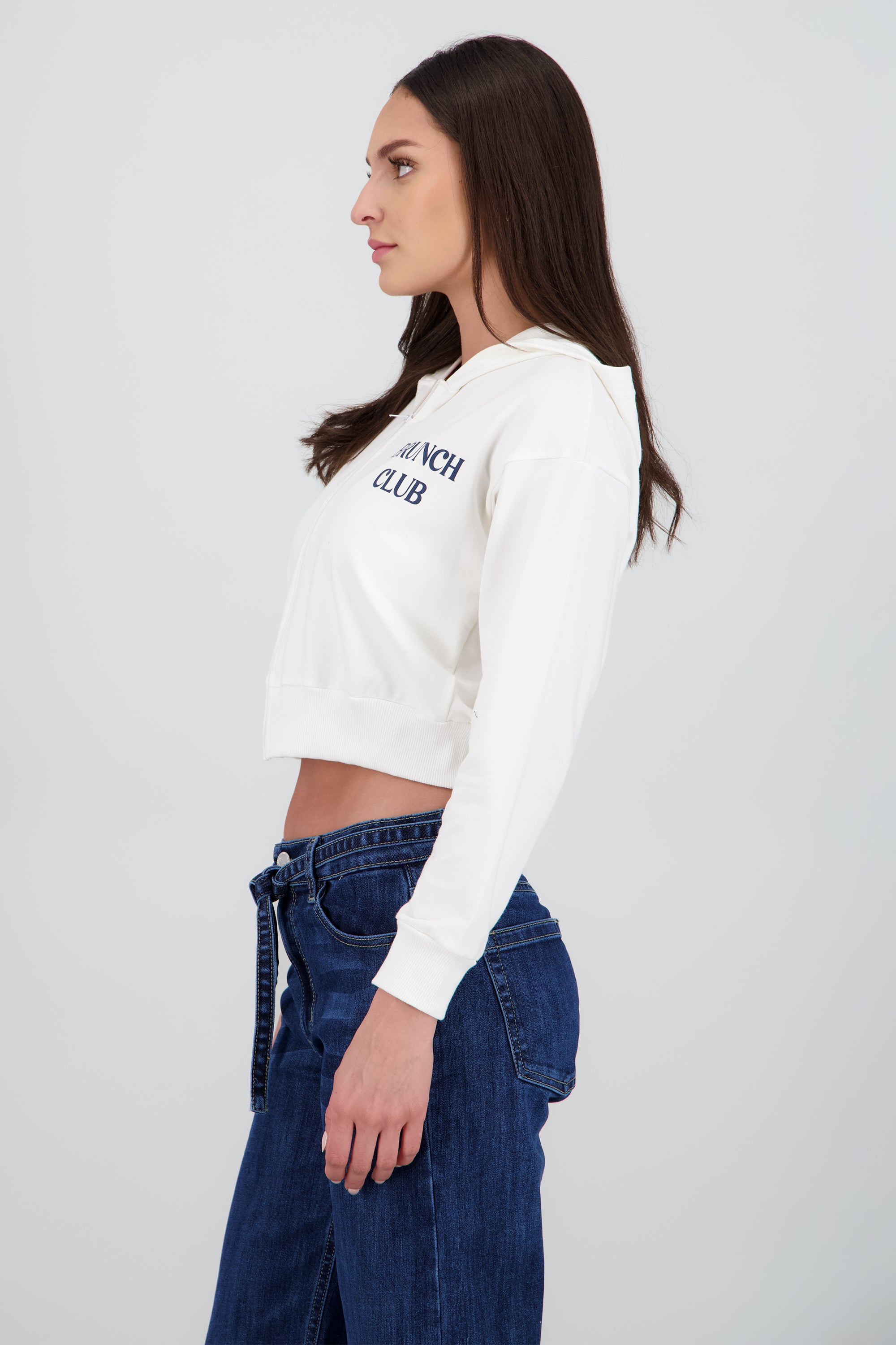 Sudadera Brunch Club BLANCO